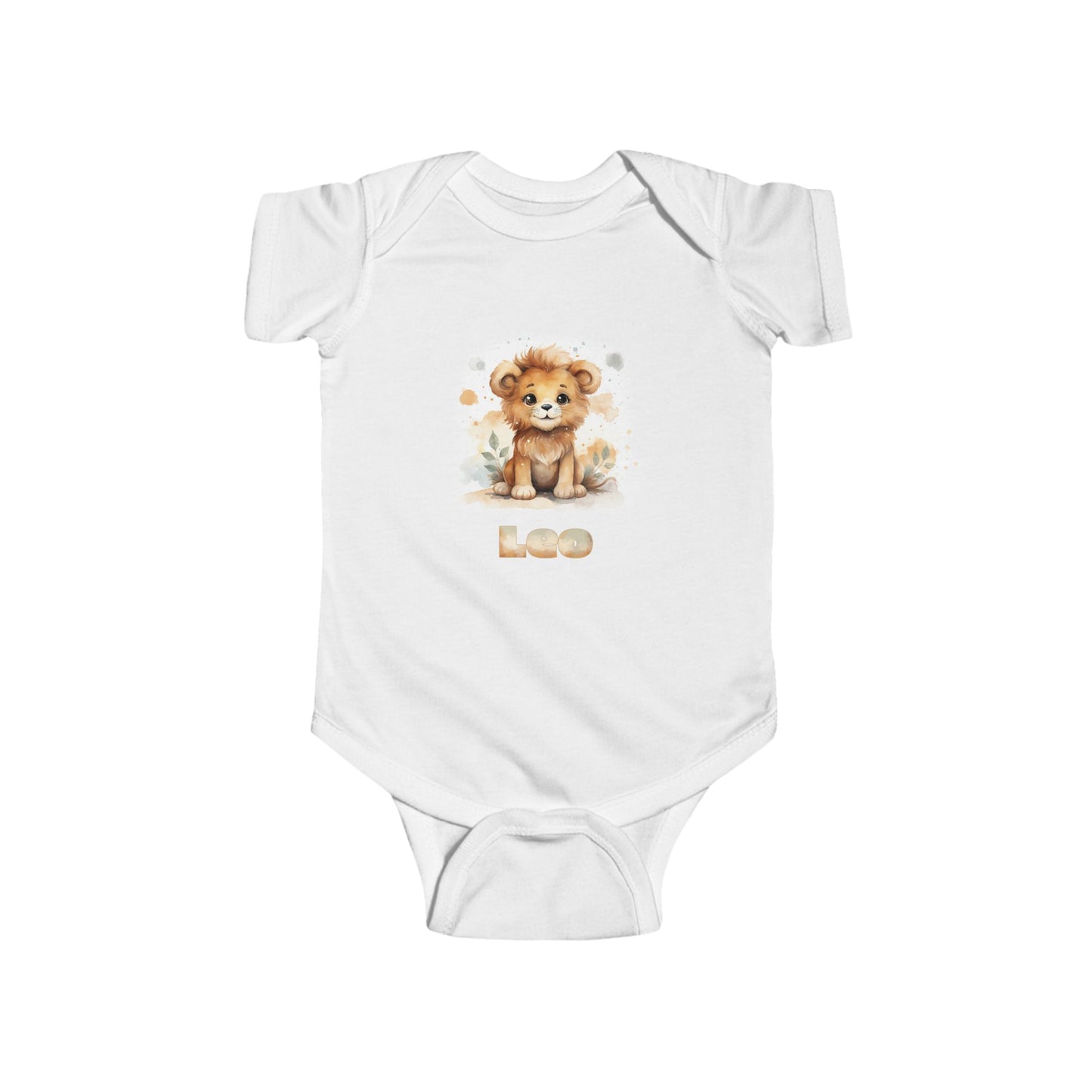 Cute Leo Baby Bodysuit - Adorable Infant Jersey Outfit for Animal Lovers