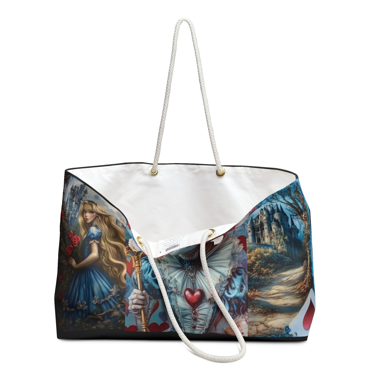 Alice in Wonderland Inspired Travel Tote
