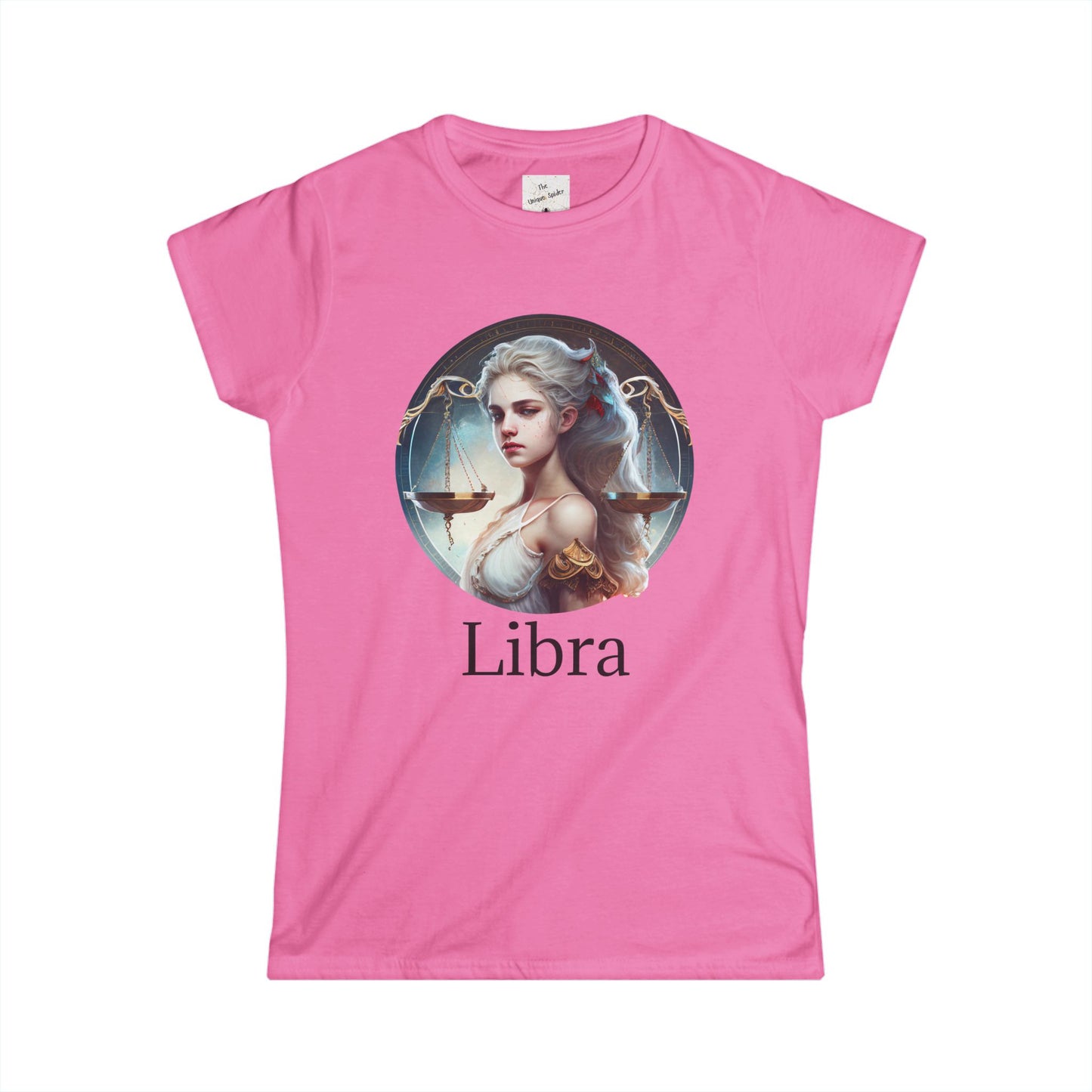 Libra Zodiac Women's Softstyle Tee - Stylish & Charming Astrology Shirt