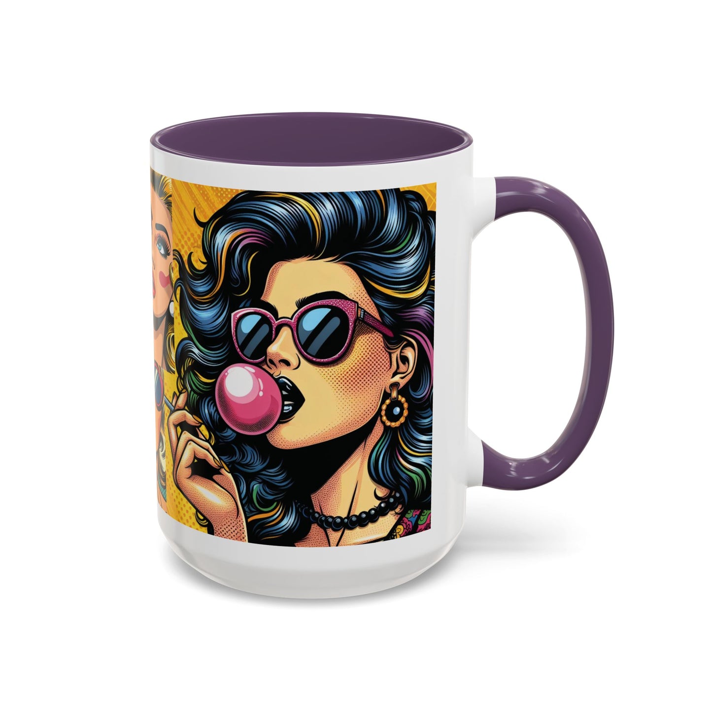 Vintage Glamour Accent Coffee Mug 15oz