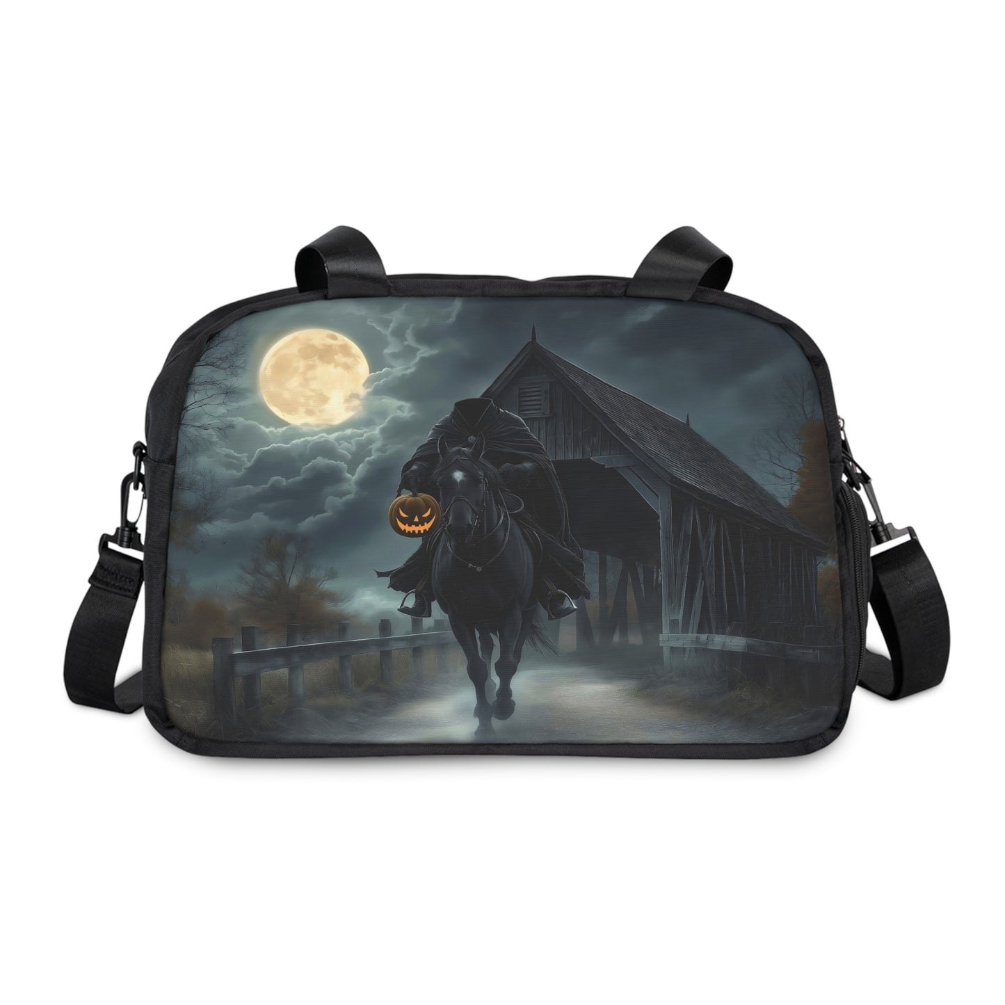 Headless Horseman Dark Moonlit Night Shoulder Bag