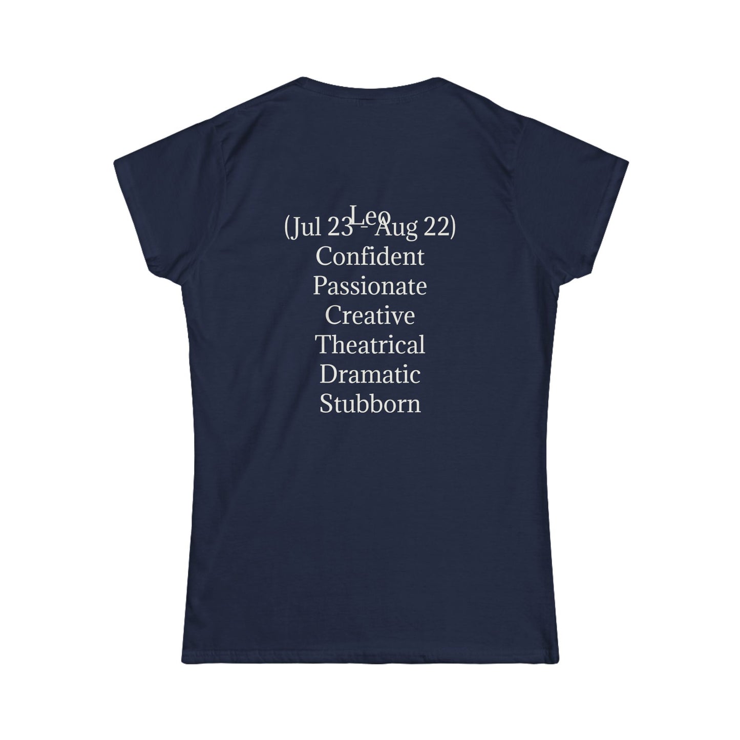 Astrology Leo Graphic Tee for Women | Confident & Passionate Zodiac Shirt