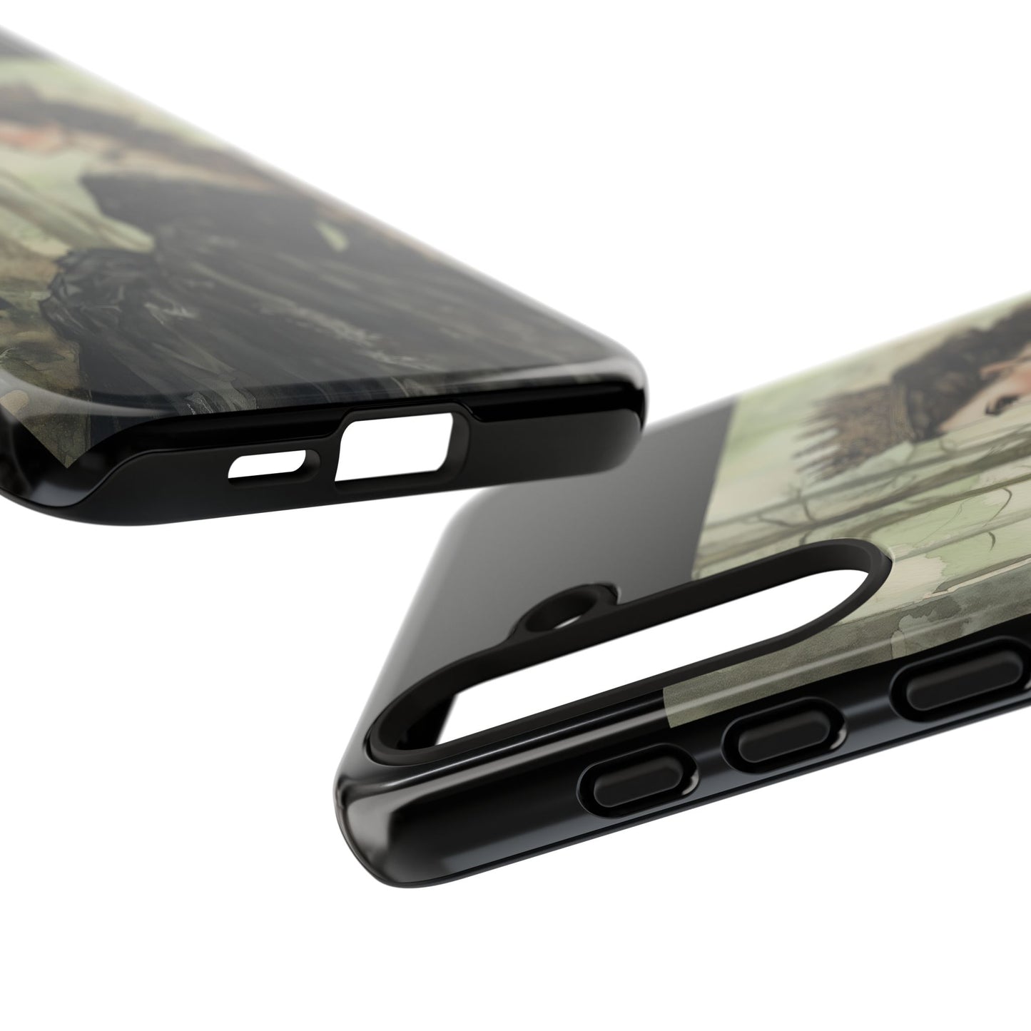Gothic Phone Case with Crowned Queen Design