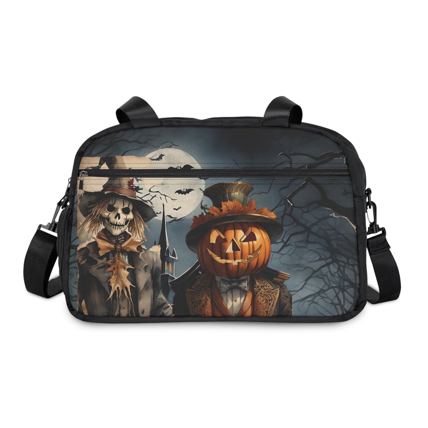 Spooky Cemetery Design Shoulder Bag