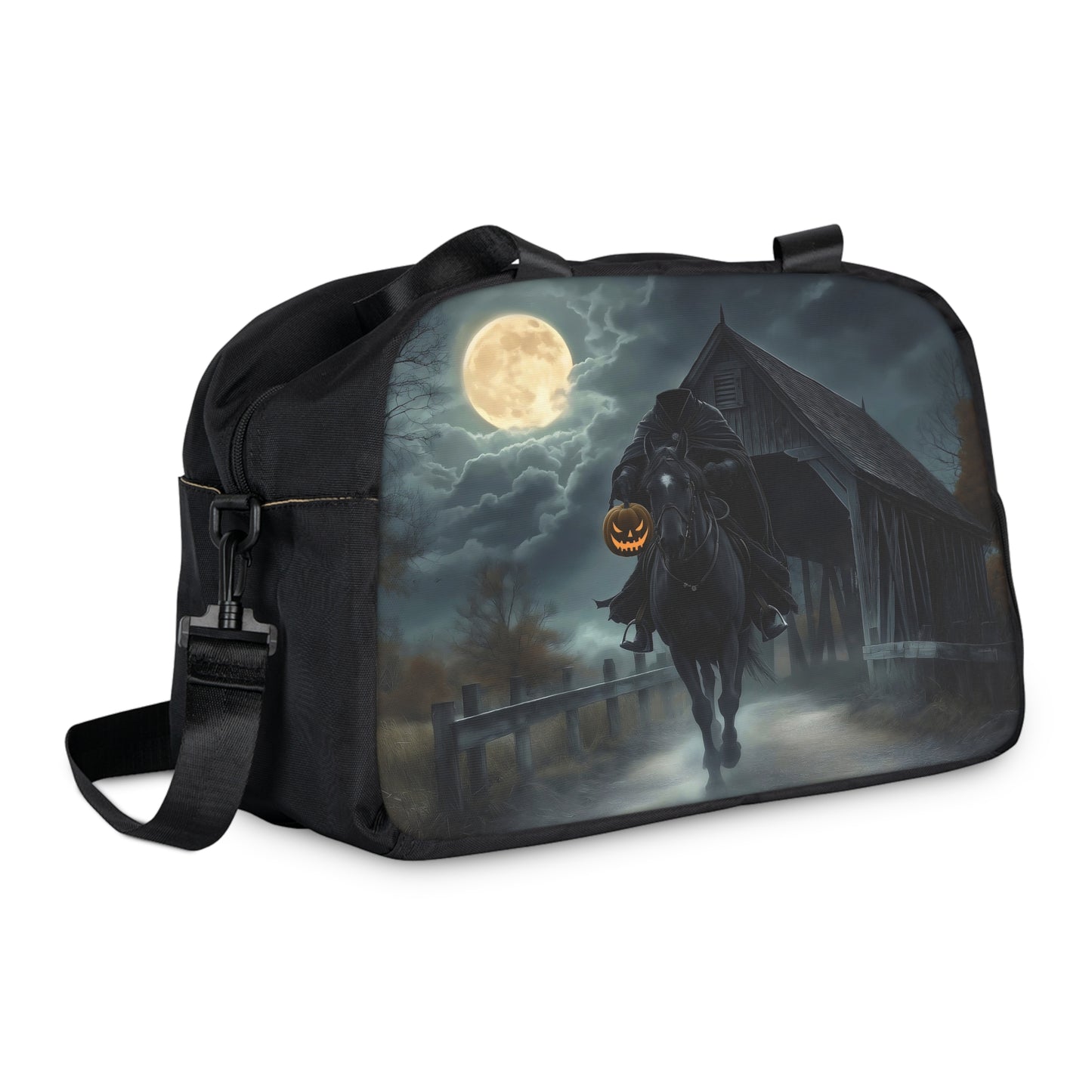 Headless Horseman Dark Moonlit Night Shoulder Bag
