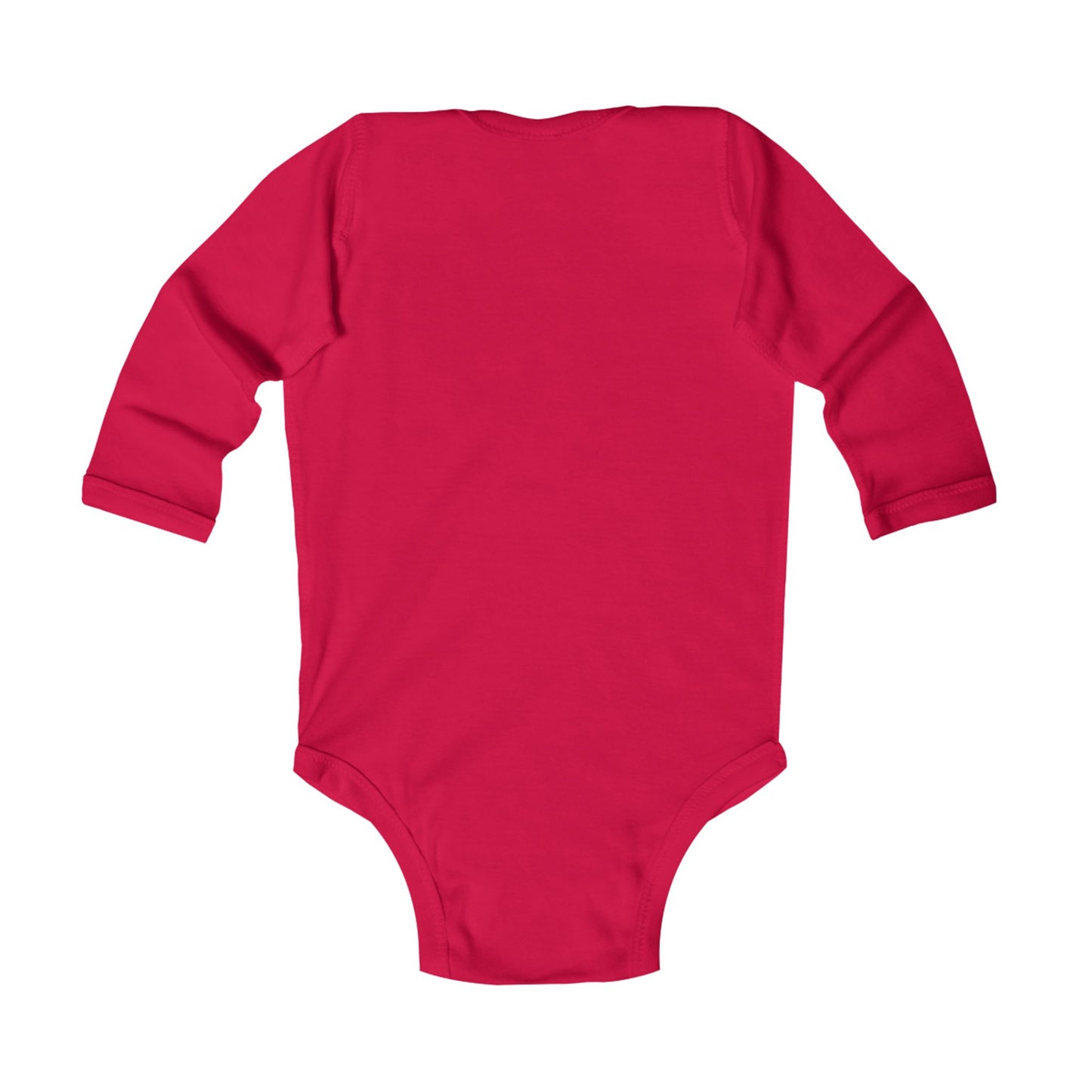 Baby's 1st Christmas Long Sleeve Bodysuit - Cute St. Bernard Infant Outfit