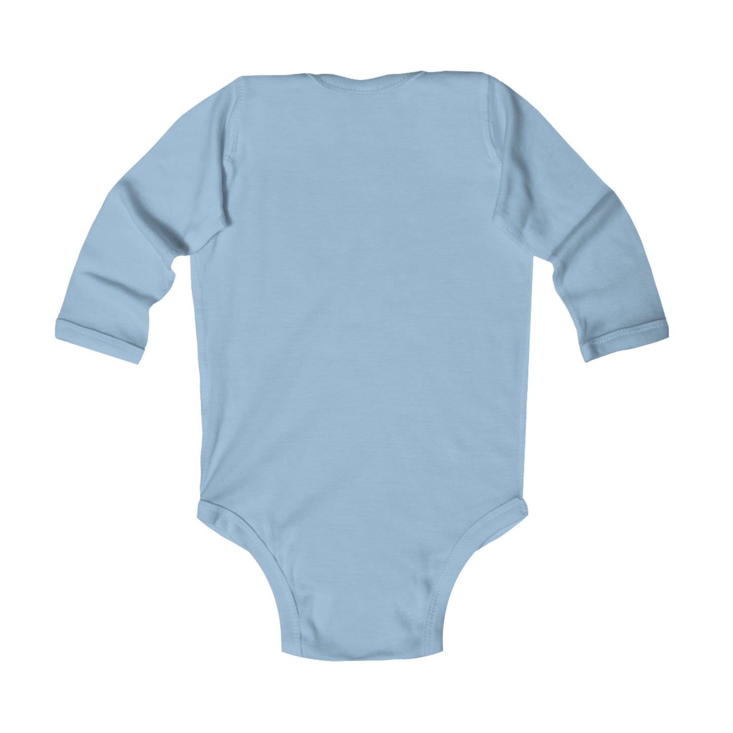 Baby's 1st Christmas Long Sleeve Bodysuit - Cute St. Bernard Infant Outfit