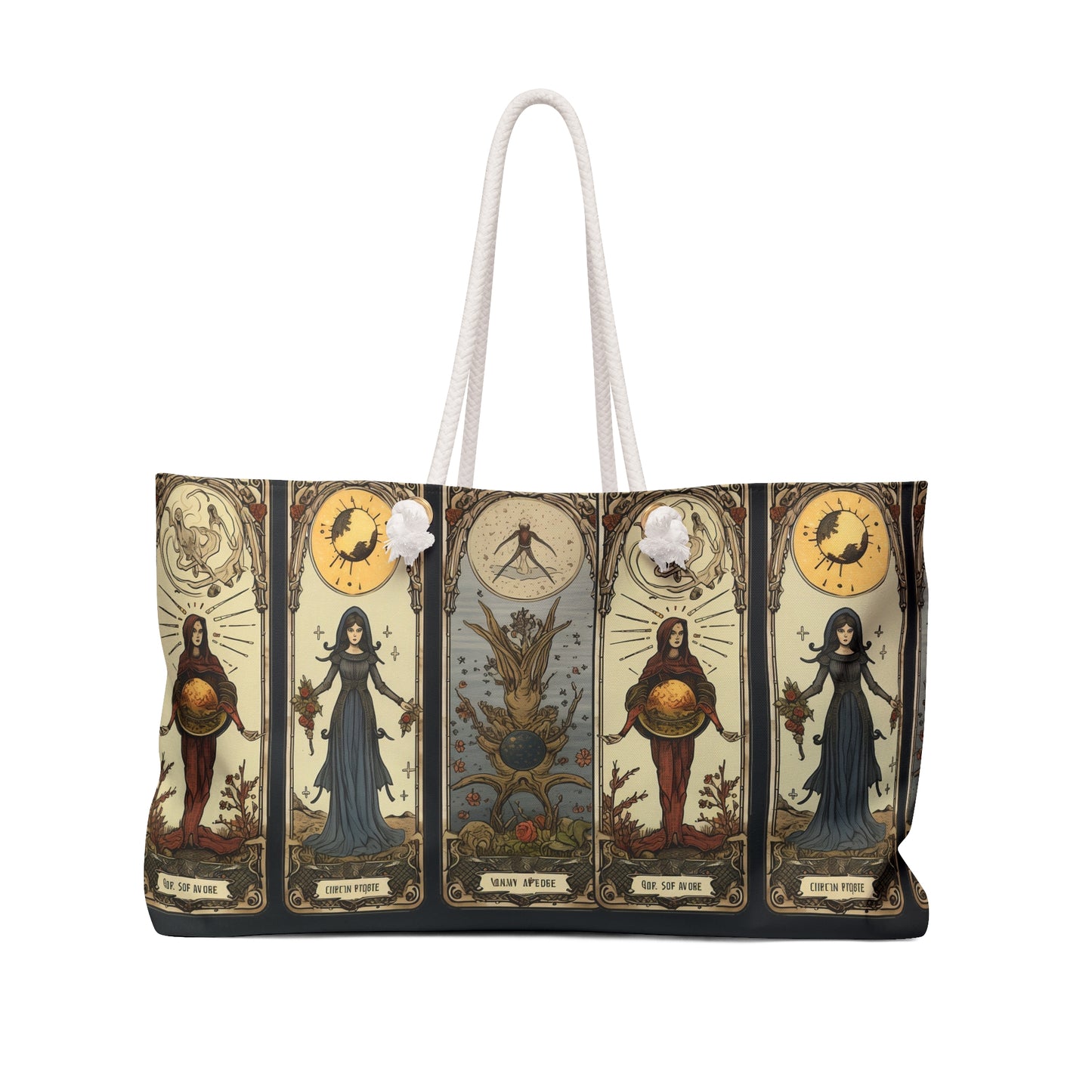 Mystical Tarot Weekender Bag for Travelers & Adventurers