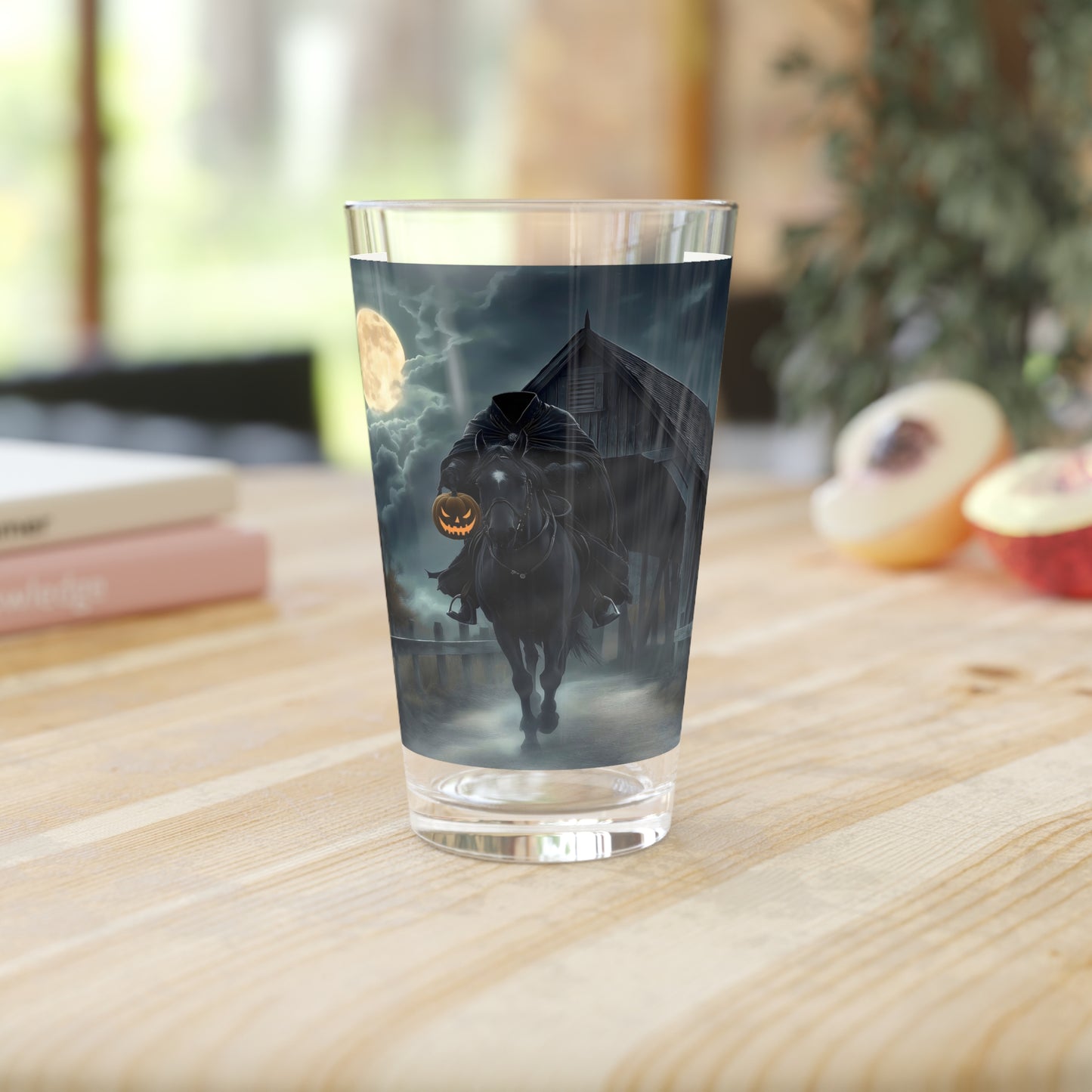 Headless Horseman 16 oz Glass