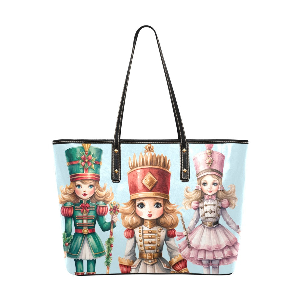 Nutcracker PU Leather Tote Bag