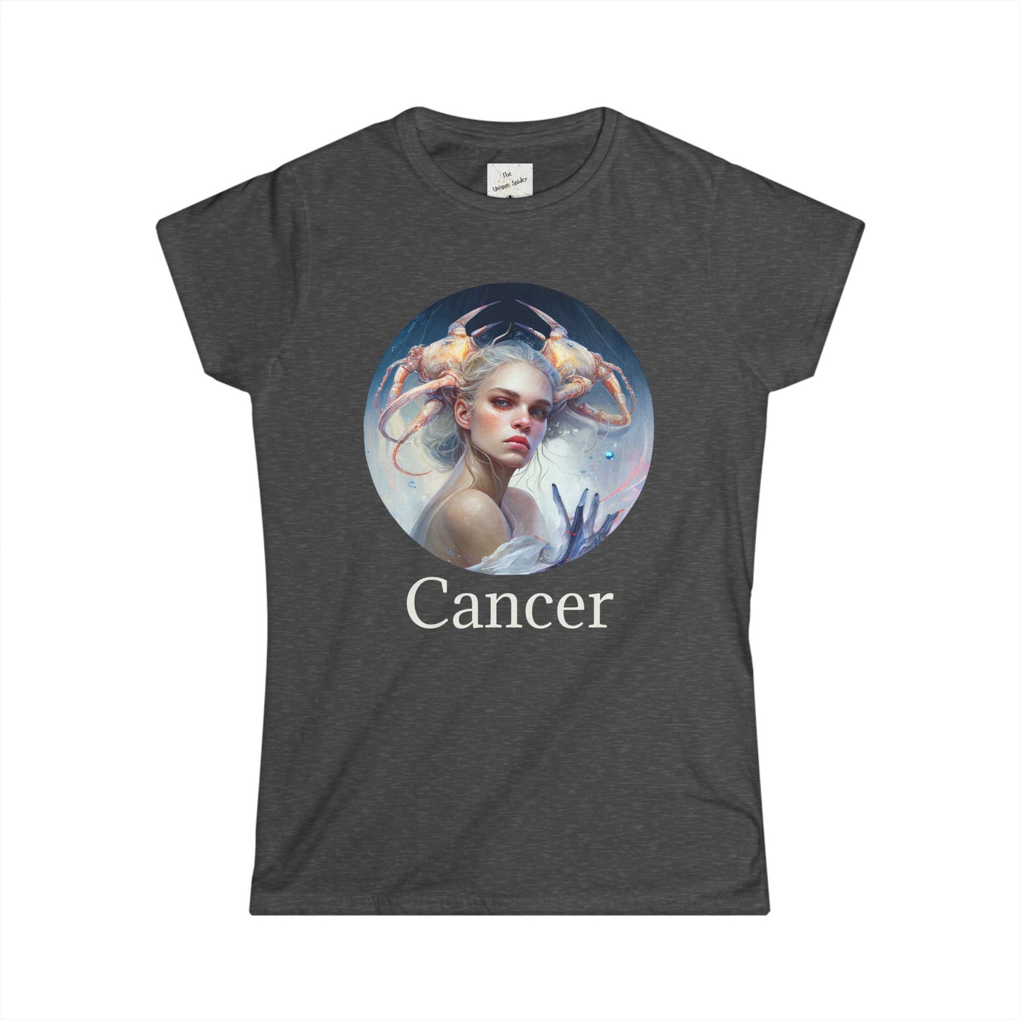 Cancer Zodiac Softstyle Tee - Intuitive & Mysterious Apparel for Astrology Lovers