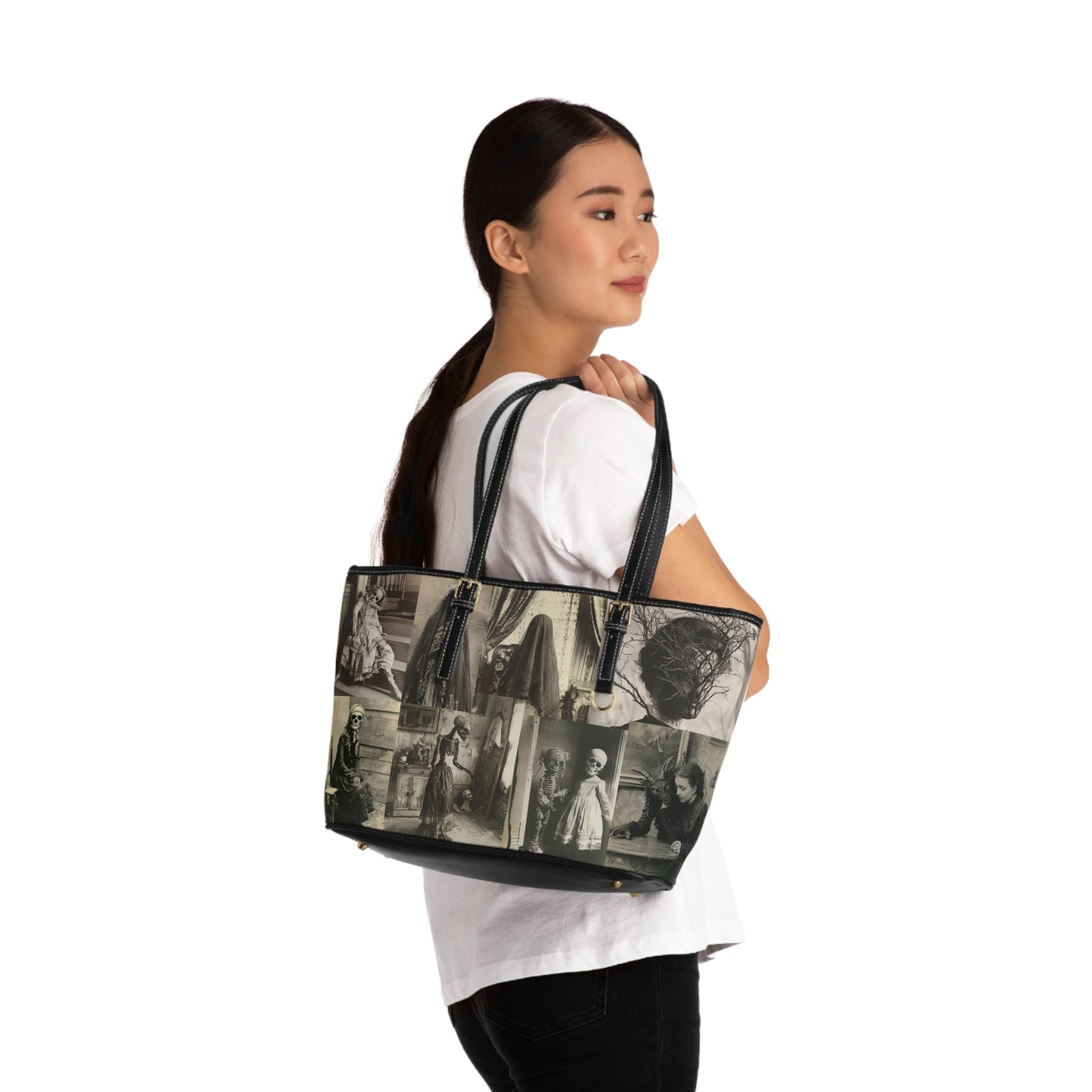 Vintage Horror Handbag, Stylish Everyday Purse, Perfect for Halloween
