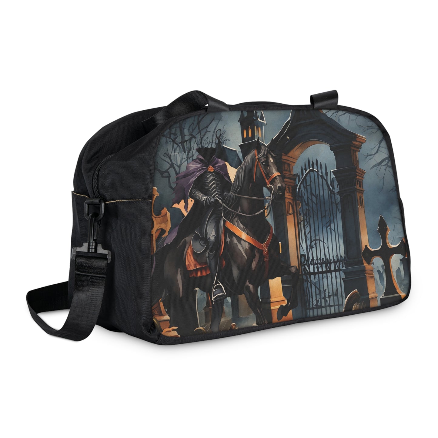 Spooky Cemetery Design Shoulder Bag