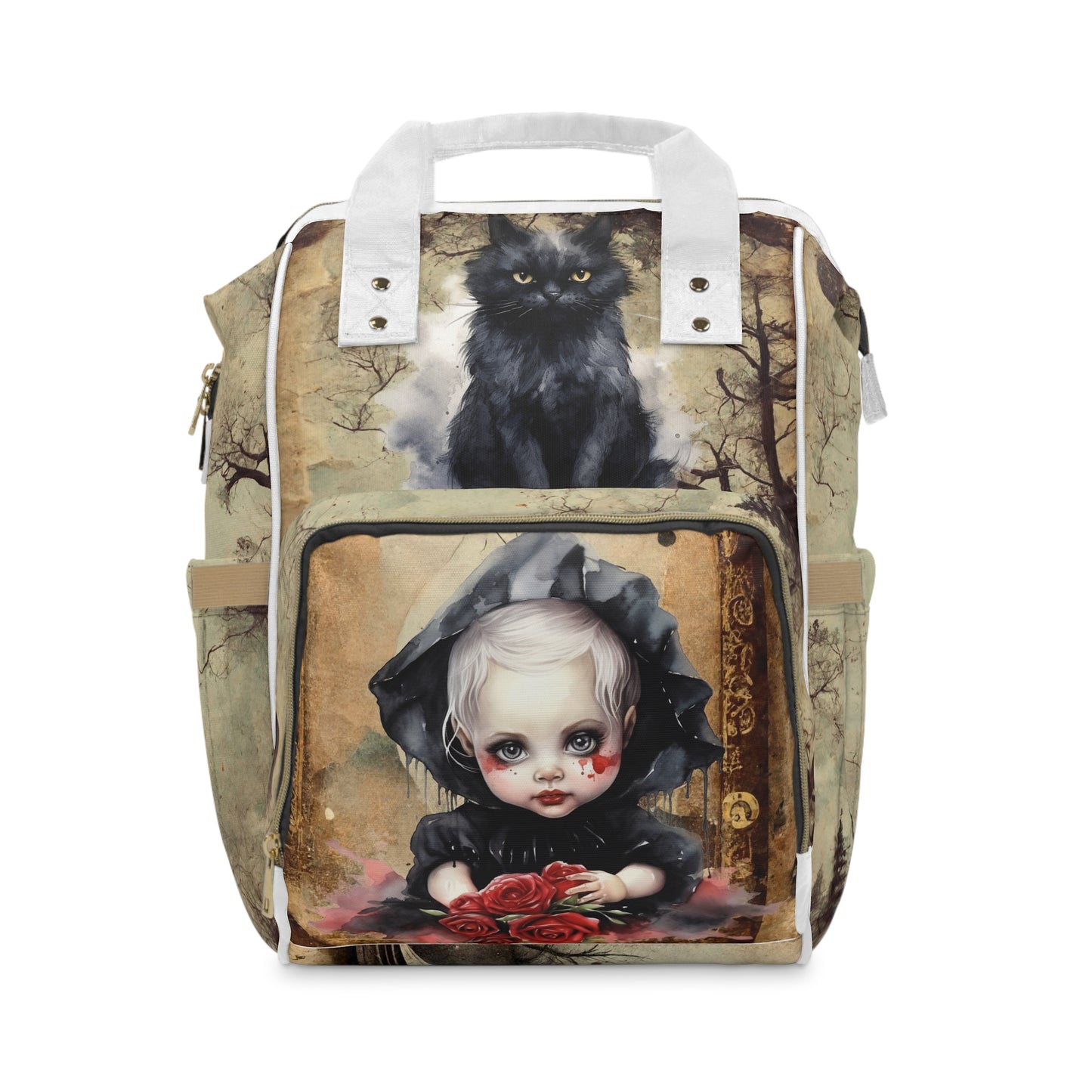 Gothic Art Multifunctional Diaper Backpack