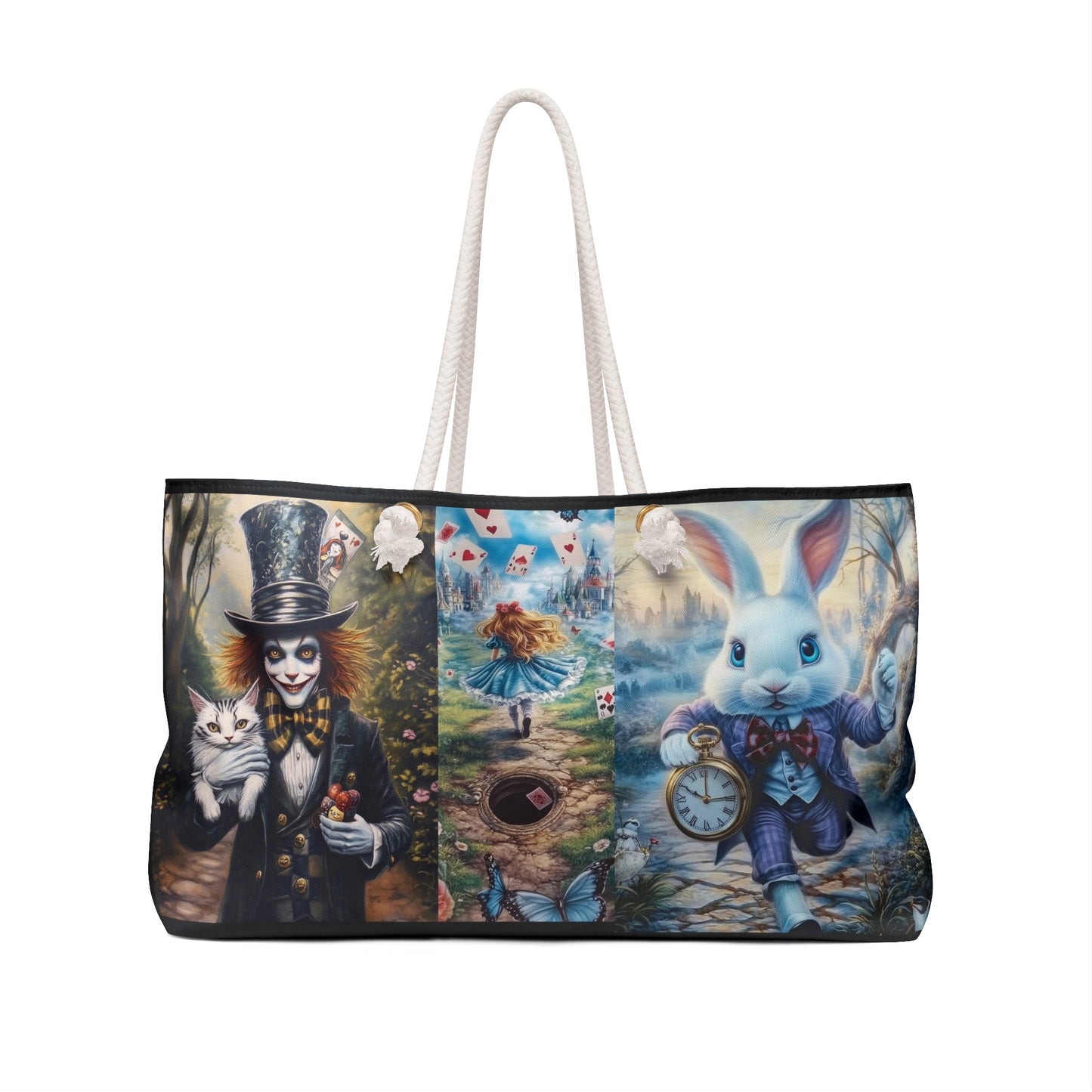 Alice in Wonderland Inspired Travel Tote