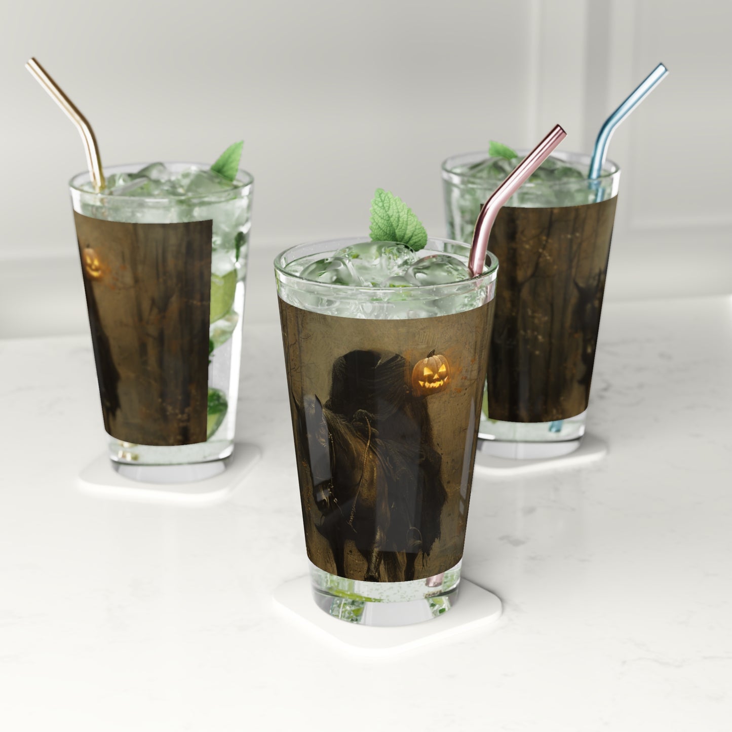 Halloween-Themed Pint Glass, 16oz