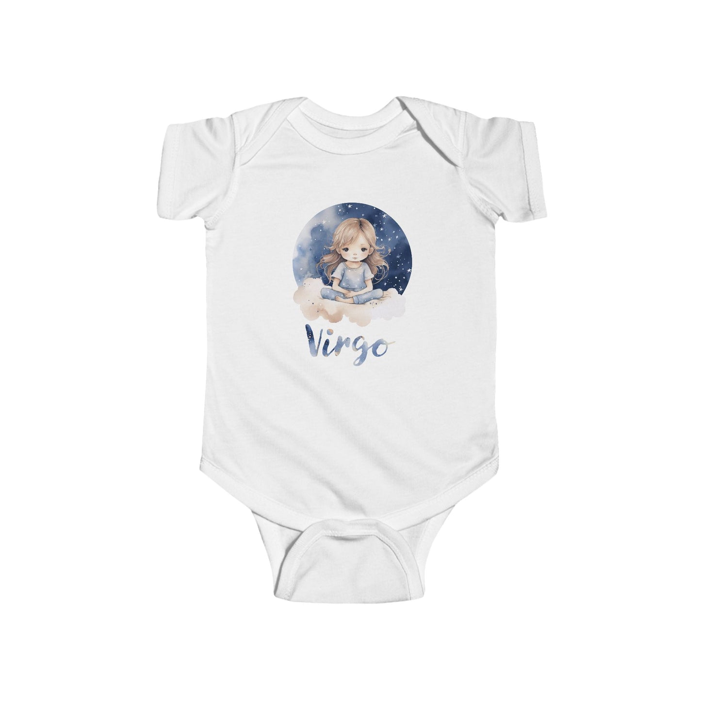 Cute Virgo Infant Bodysuit - Astrology Baby Onesie for NB to 24M