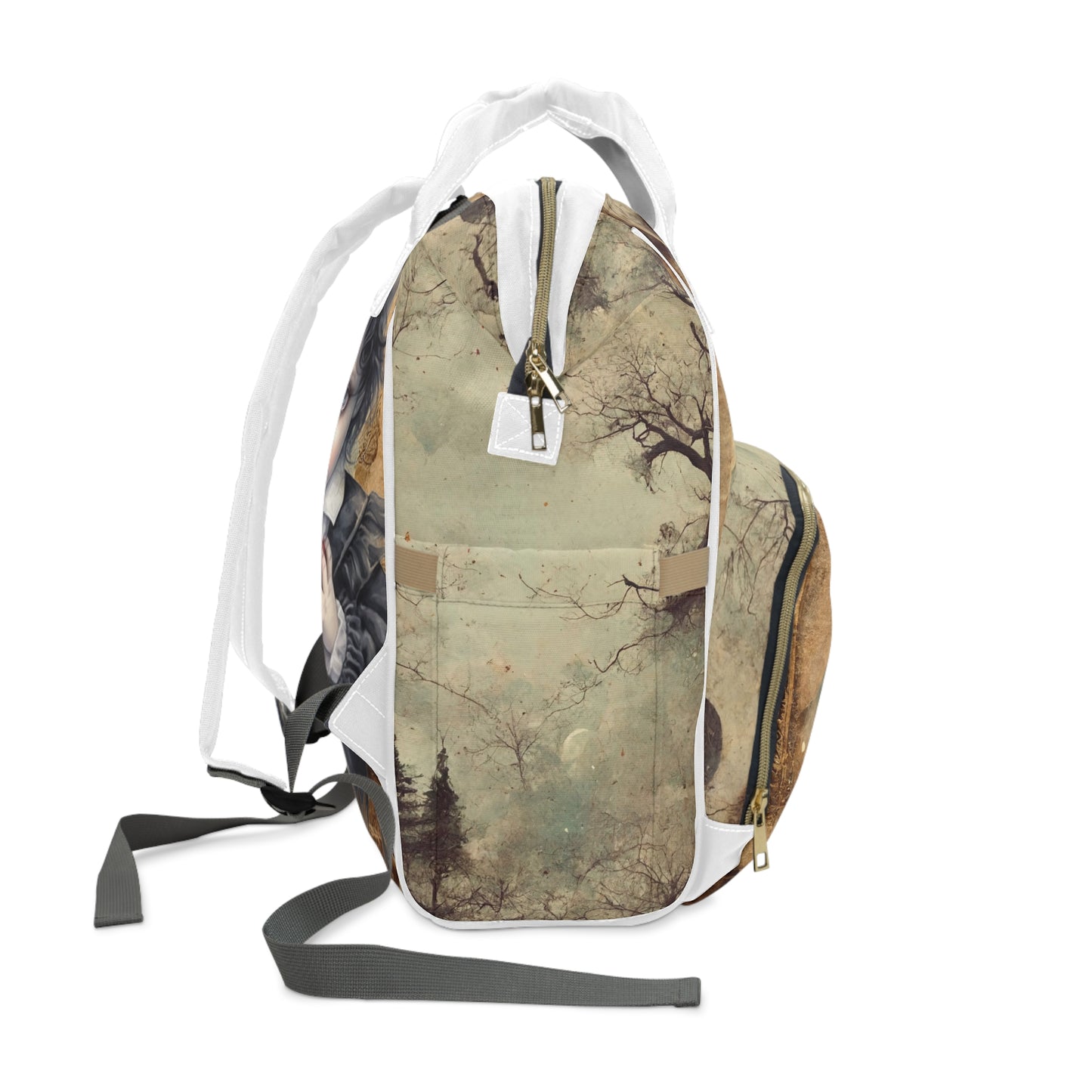 Gothic Art Multifunctional Diaper Backpack