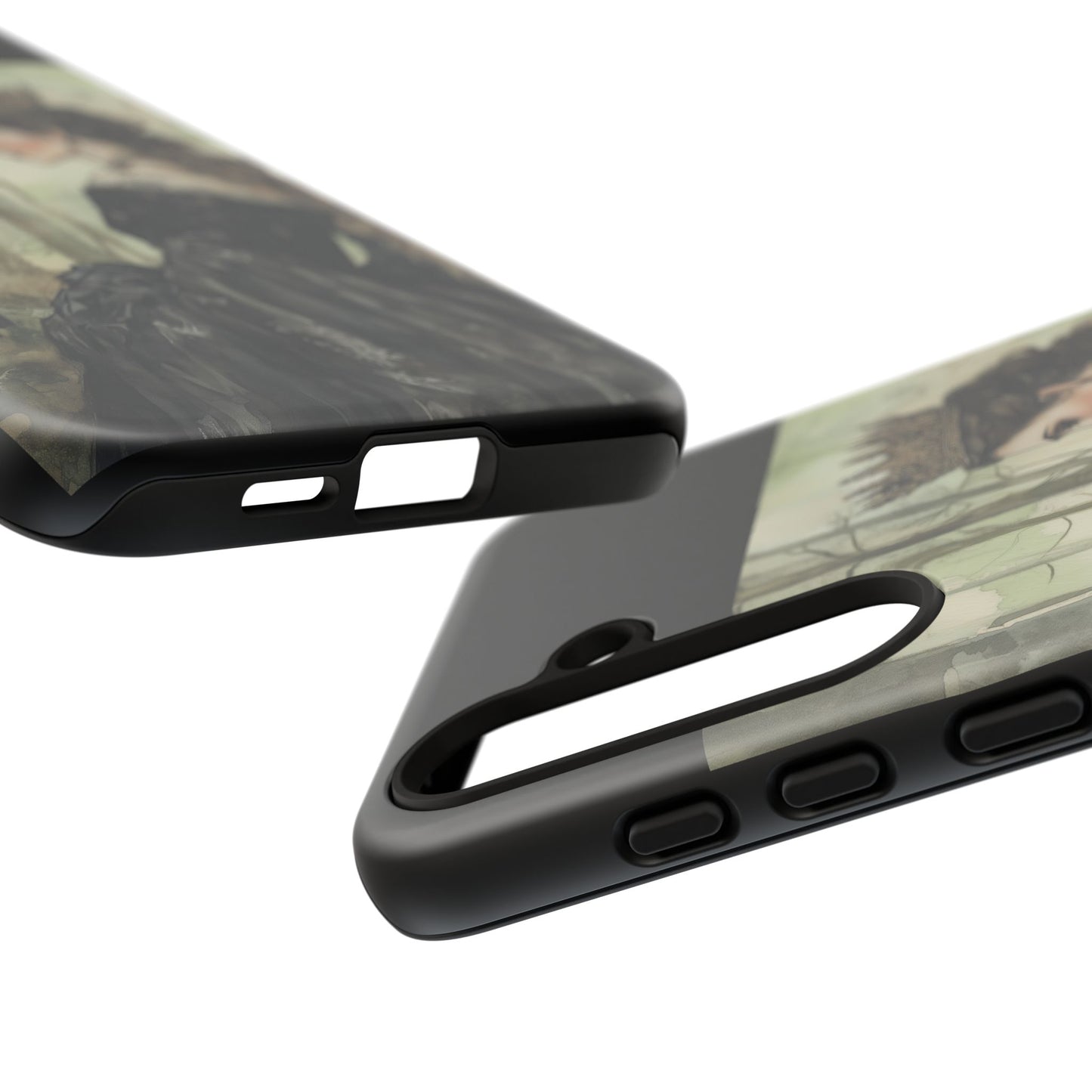 Gothic Phone Case with Crowned Queen Design