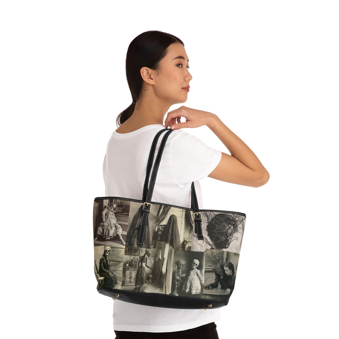 Vintage Horror Handbag, Stylish Everyday Purse, Perfect for Halloween