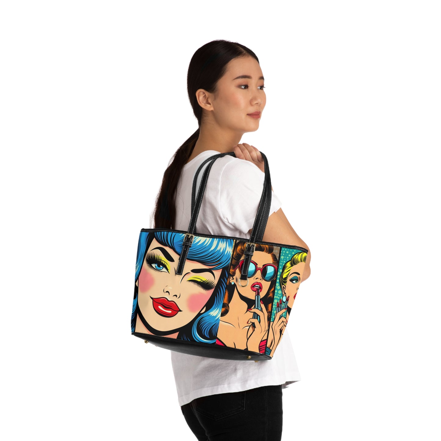 Retro Pop Art Chic Handbag