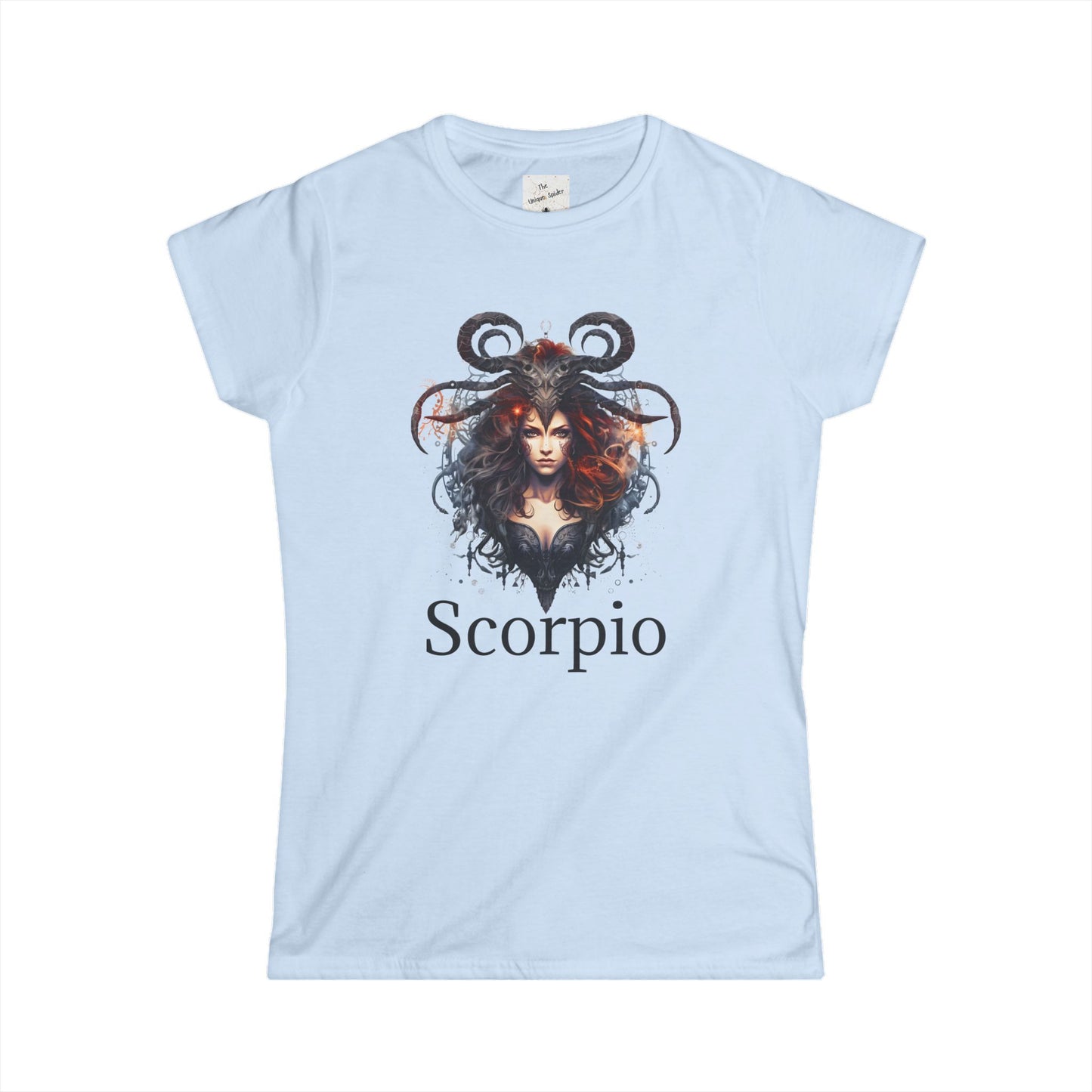 Astrology Scorpio Tee - Zodiac Sign Graphic T-Shirt for Women