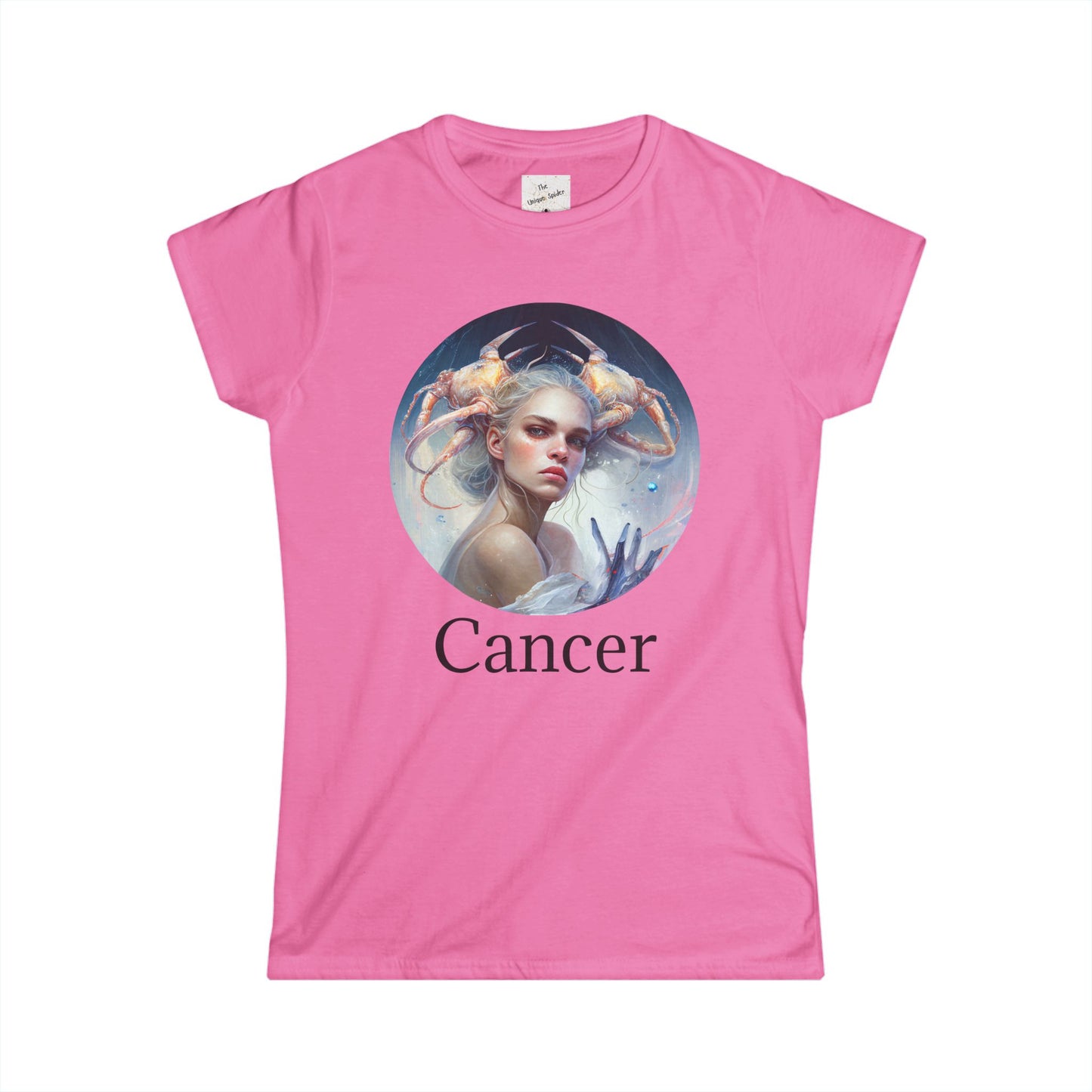 Cancer Zodiac Softstyle Tee - Intuitive & Mysterious Apparel for Astrology Lovers