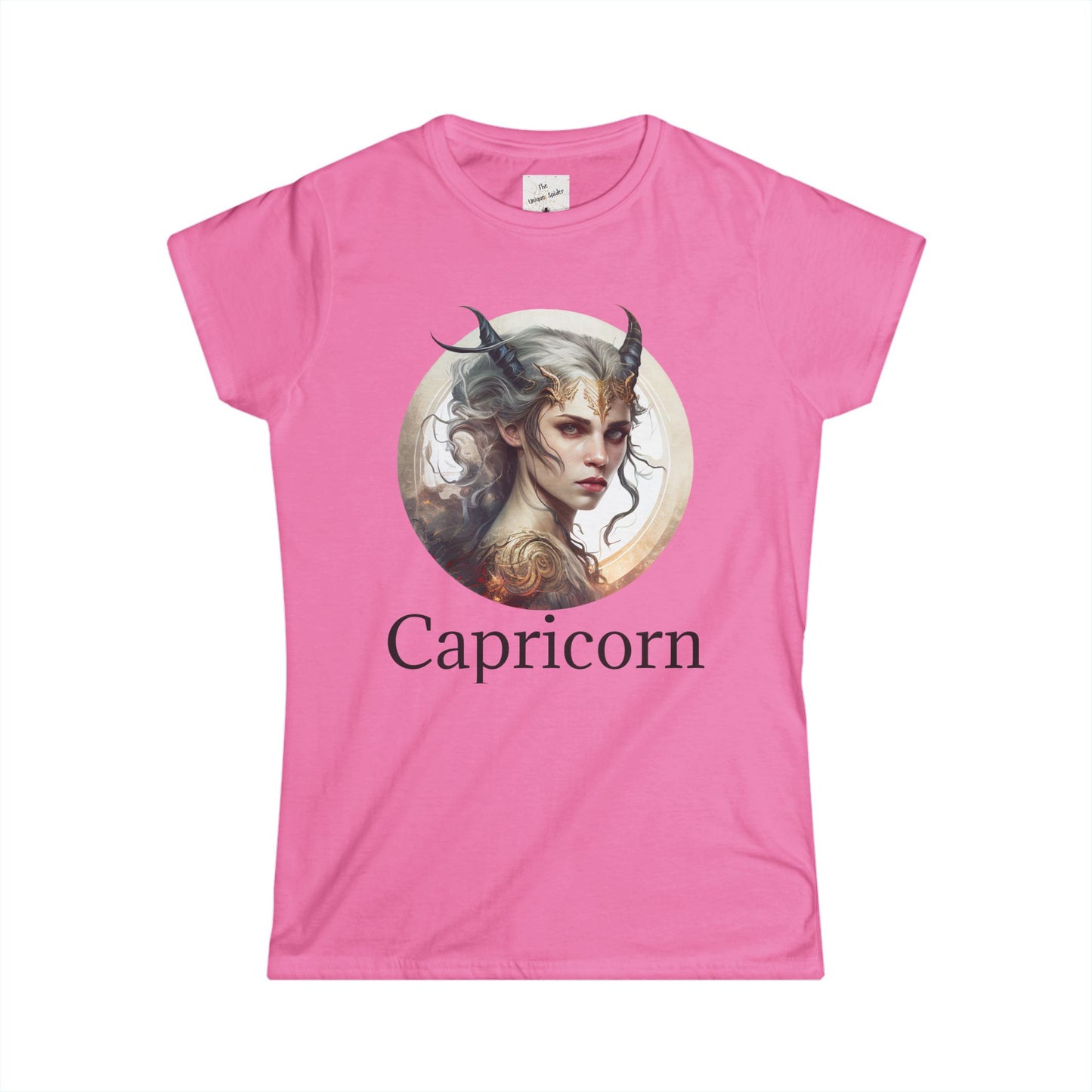 Capricorn Women's Softstyle Tee - Zodiac Astrology Design, Perfect Gift for Astrology Lovers