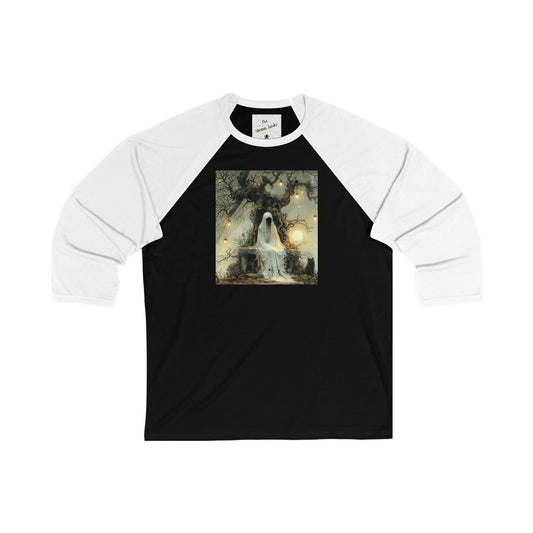 Ghost Halloween Baseball Tee