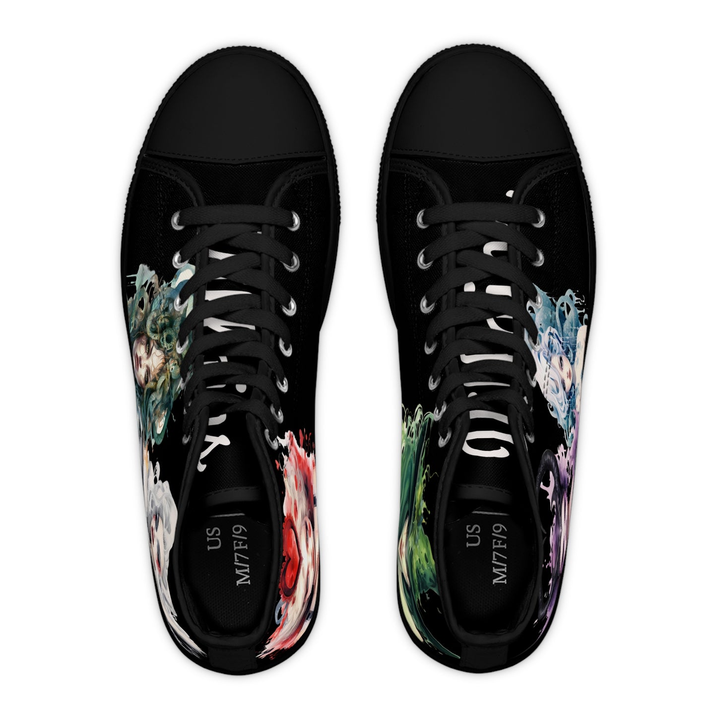 Villains High Top Sneakers - Unique Women Footwear