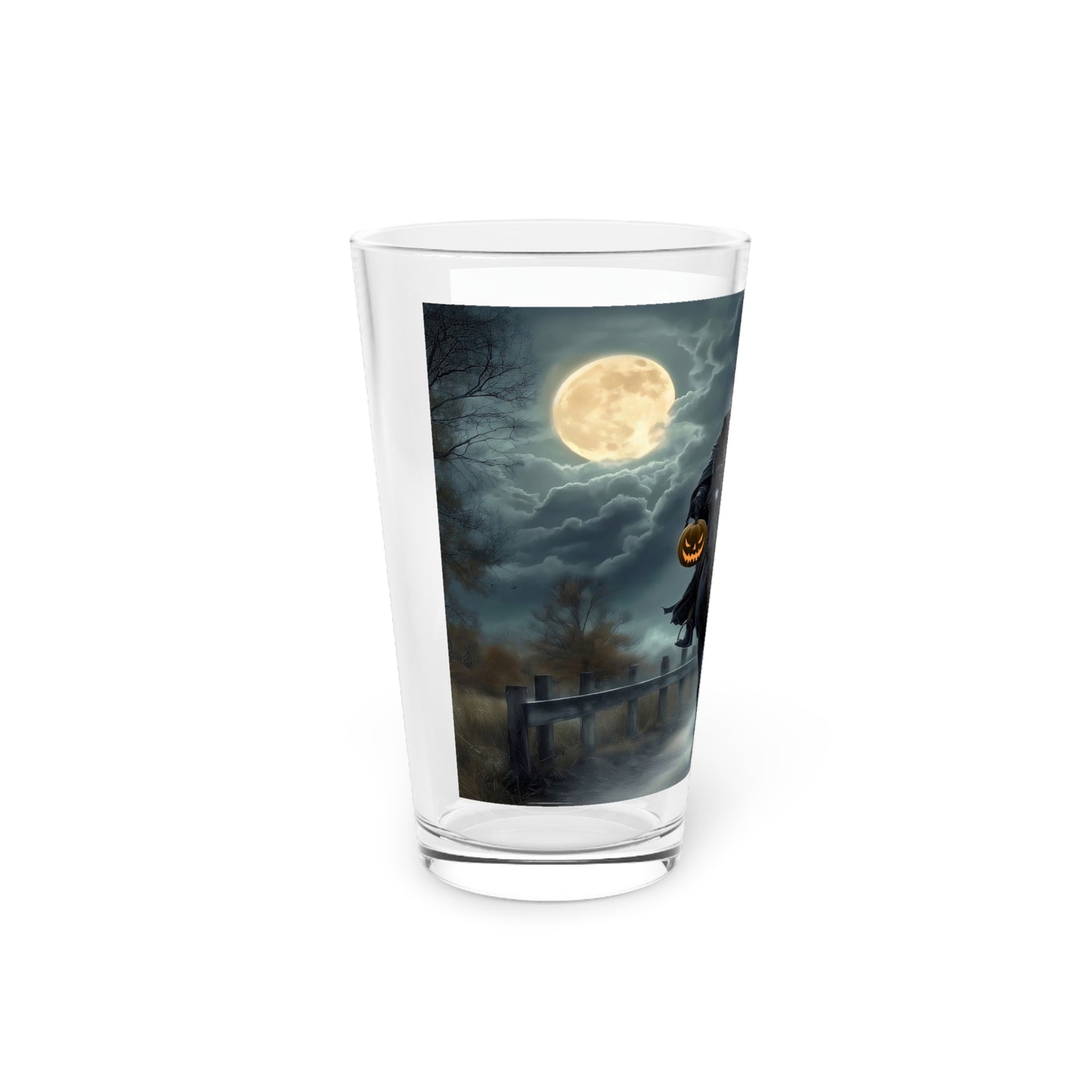 Headless Horseman 16 oz Glass