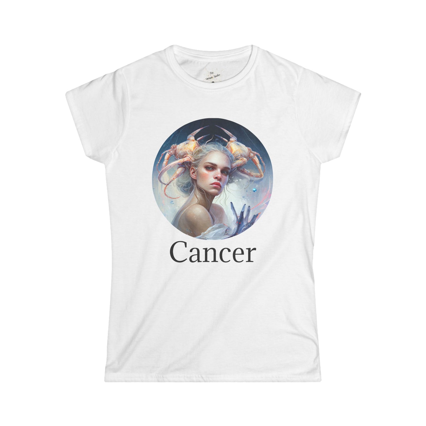 Cancer Zodiac Softstyle Tee - Intuitive & Mysterious Apparel for Astrology Lovers