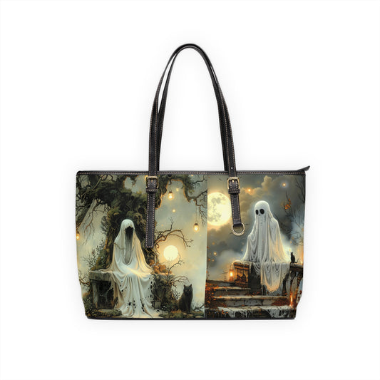 Ghosts Fall Design Shoulder Tote Bag