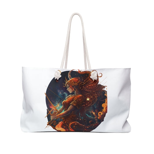 Cosmic Sagittarius Weekender Bag