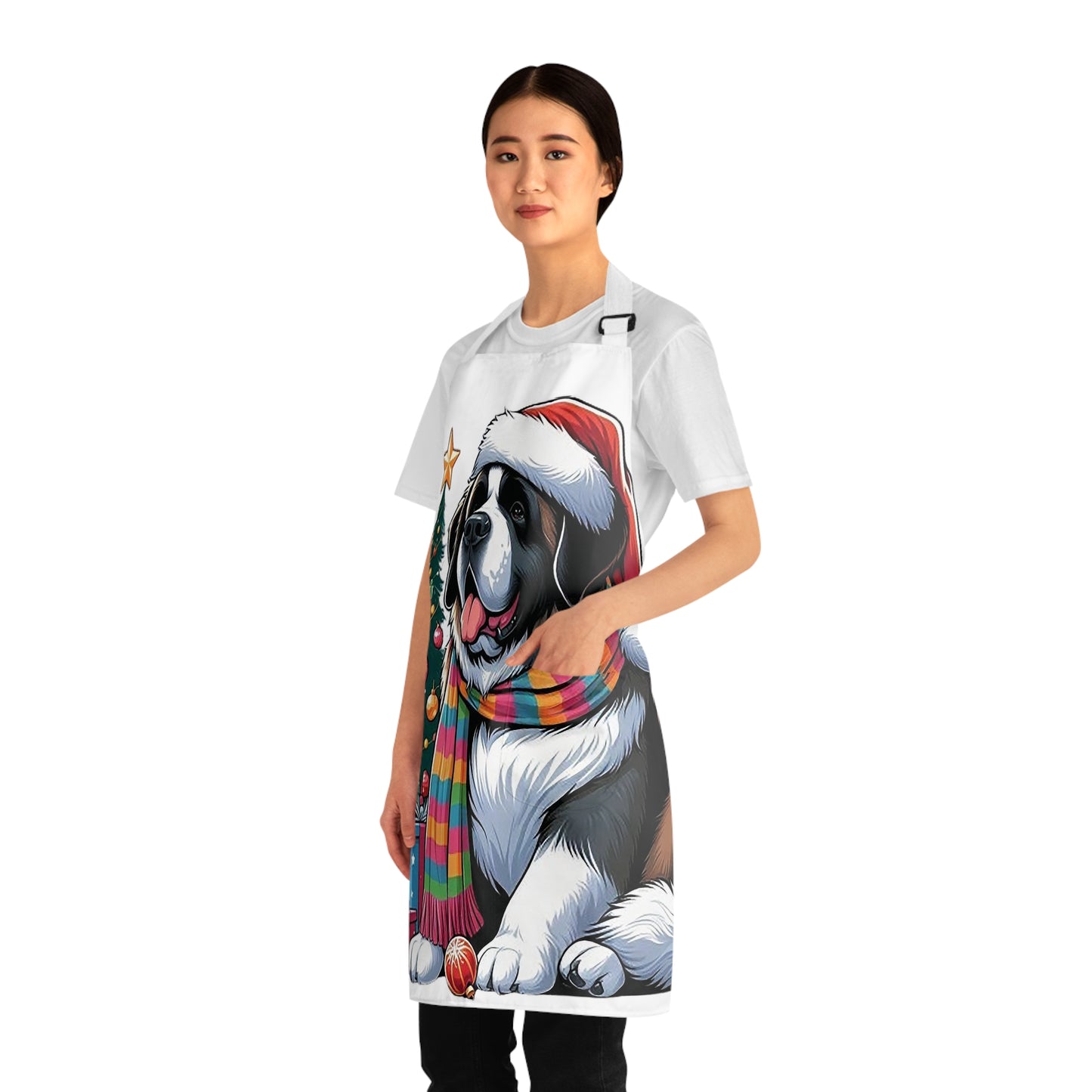 St. Bernard Santa Apron