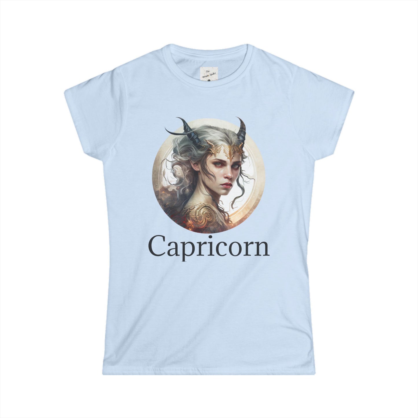 Capricorn Women's Softstyle Tee - Zodiac Astrology Design, Perfect Gift for Astrology Lovers