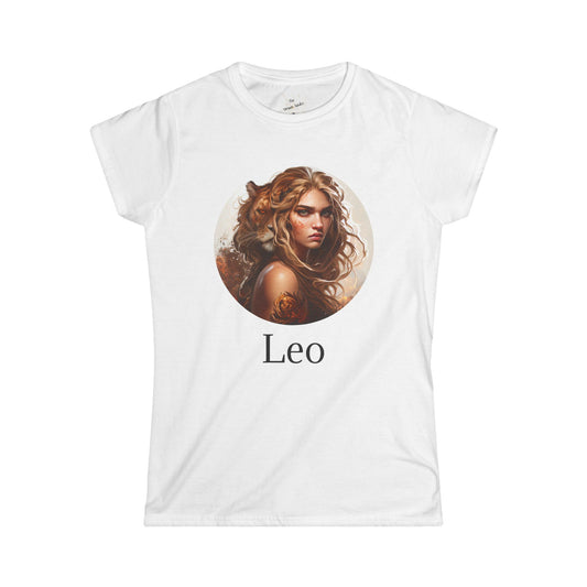 Astrology Leo Graphic Tee for Women | Confident & Passionate Zodiac Shirt