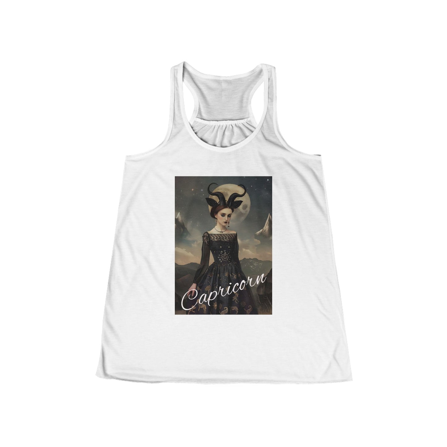 Capricorn Zodiac Flow Tank Top for Women