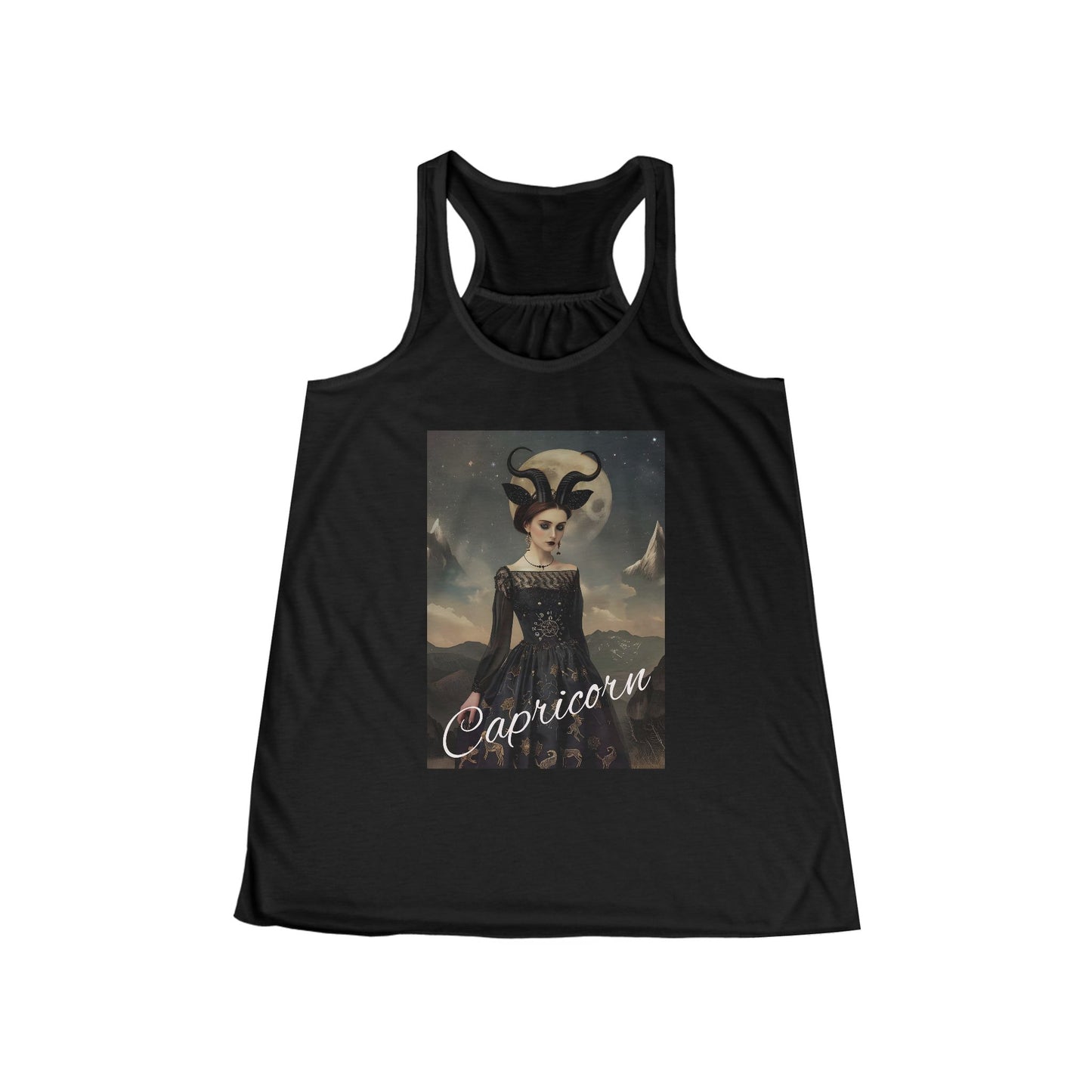 Capricorn Zodiac Flow Tank Top for Women