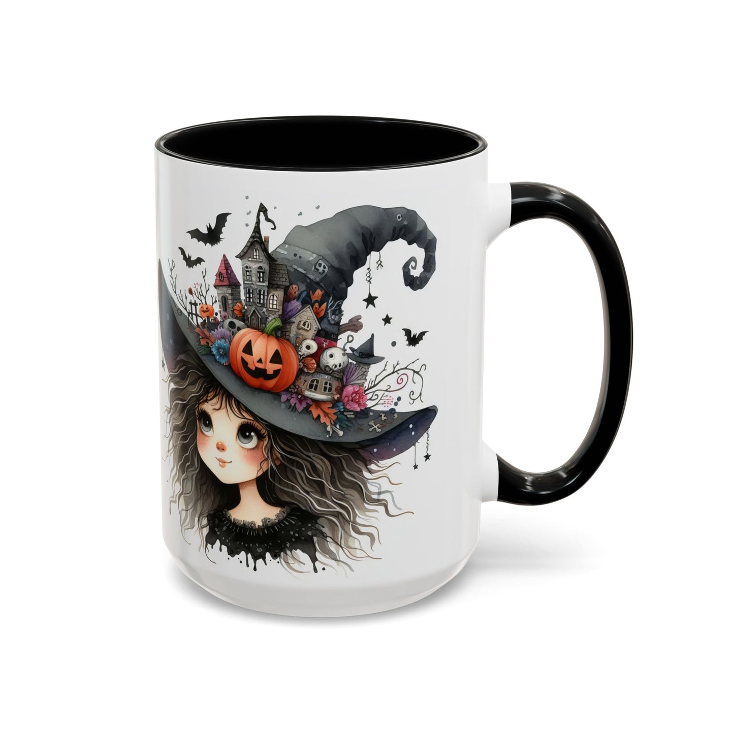 Halloween Witch Coffee Mug, Spooky Mug for Fall, Cute Witch Decor, Halloween Gifts, Cozy Coffee Cup