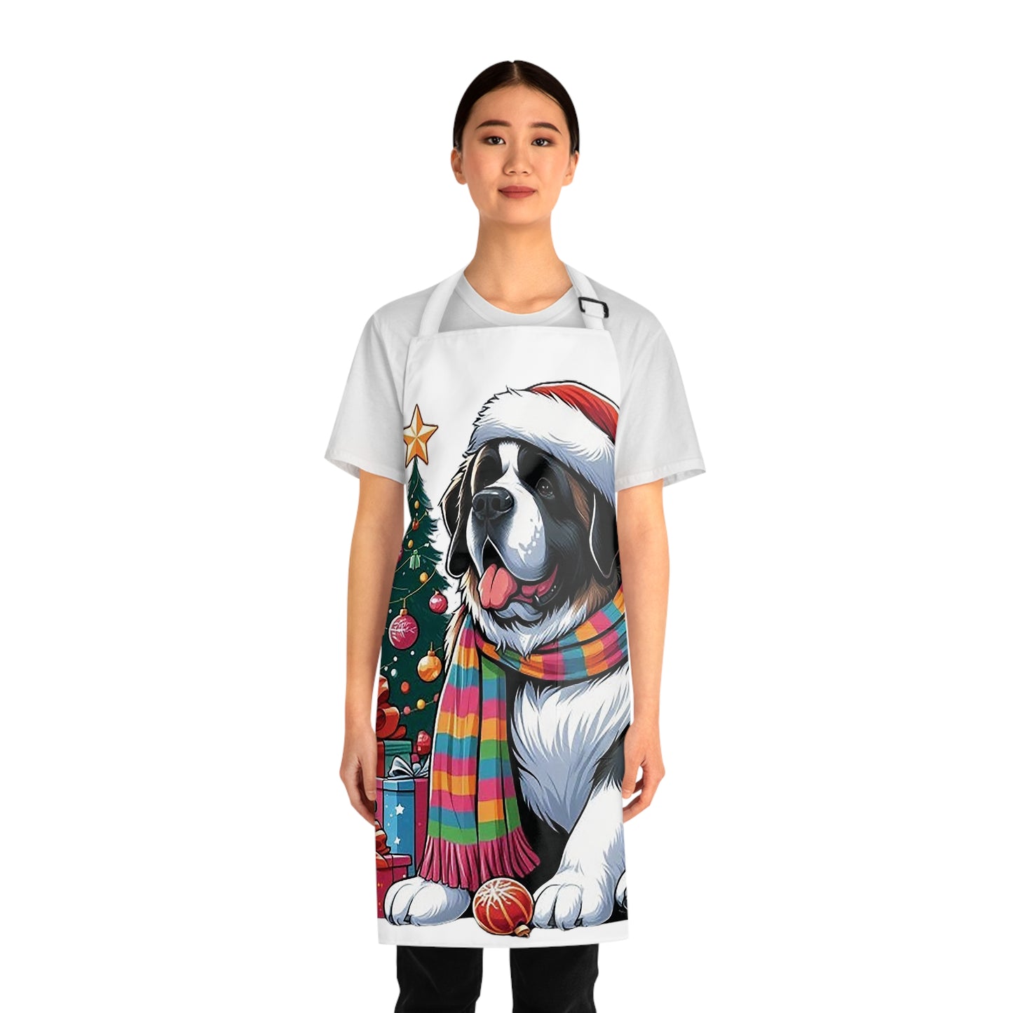 St. Bernard Santa Apron