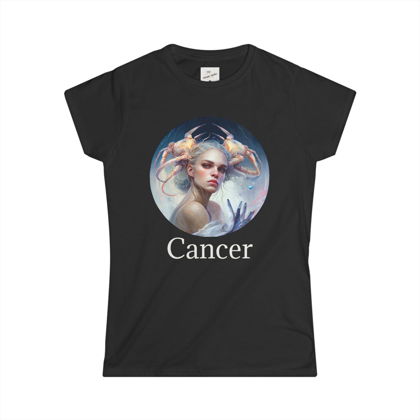 Cancer Zodiac Softstyle Tee - Intuitive & Mysterious Apparel for Astrology Lovers