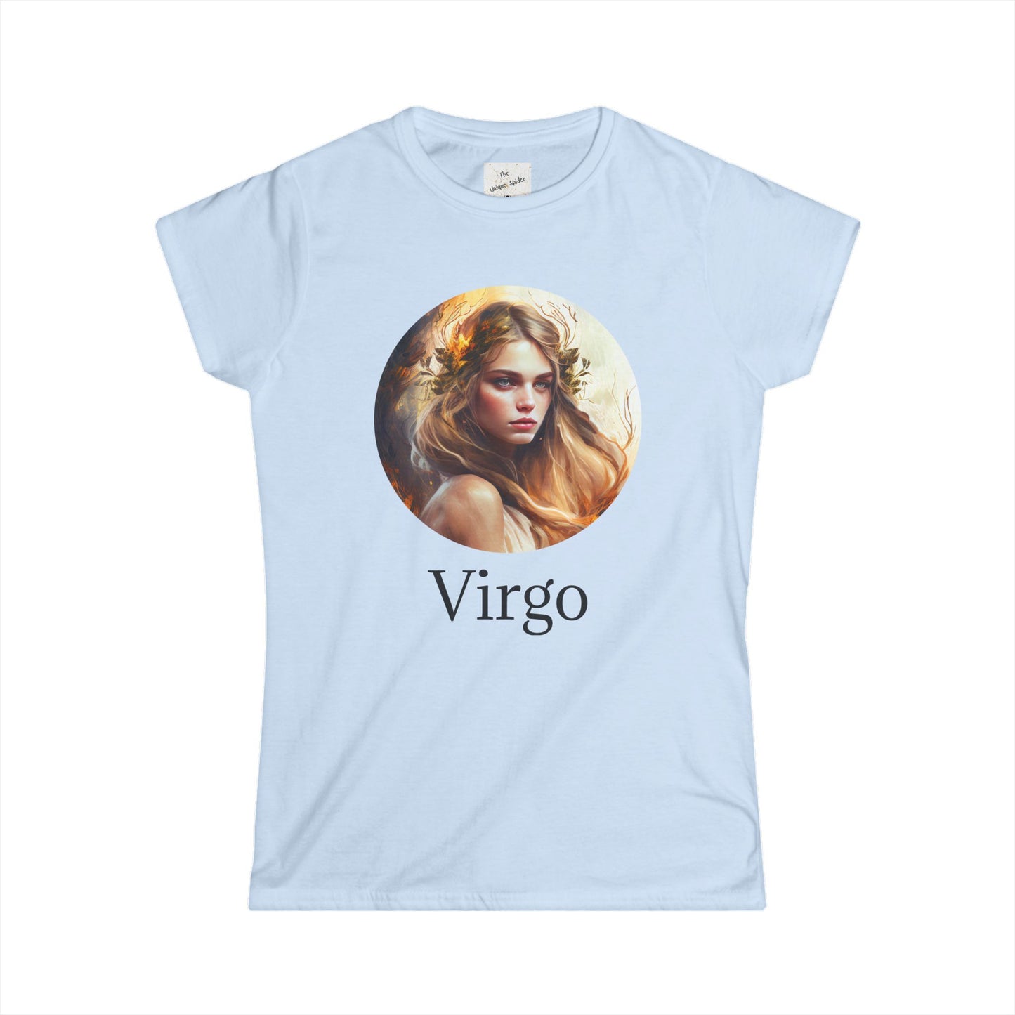 Virgo Zodiac Women's Softstyle Tee - Astrology Inspired Graphic Shirt for Horoscope Lovers