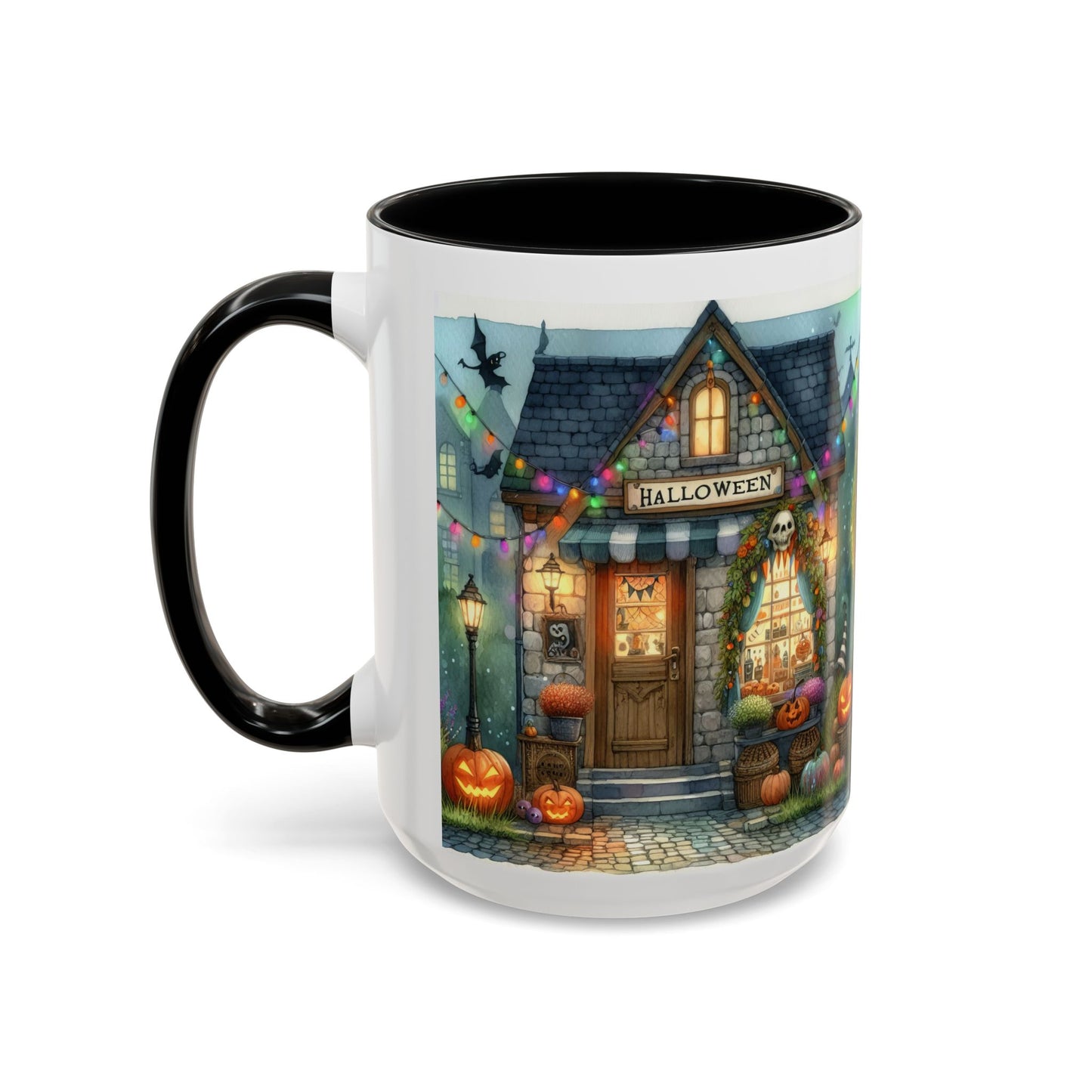 Halloween Witch Accent Coffee Mug - Pumpkin Decor, Spooky Gift, Fall Aesthetic, Cozy Home, Witchy Vibes, Ghoulish Tea Cup