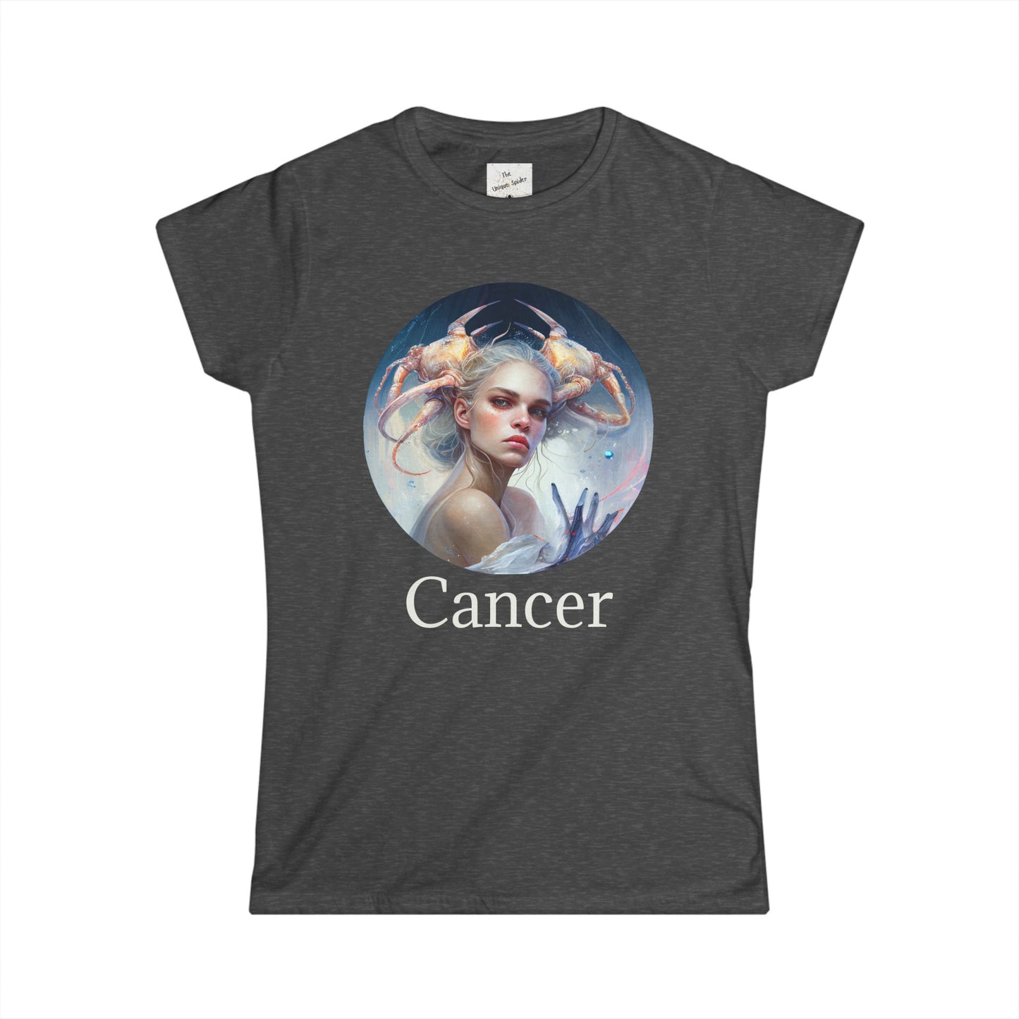 Cancer Zodiac Softstyle Tee - Intuitive & Mysterious Apparel for Astrology Lovers