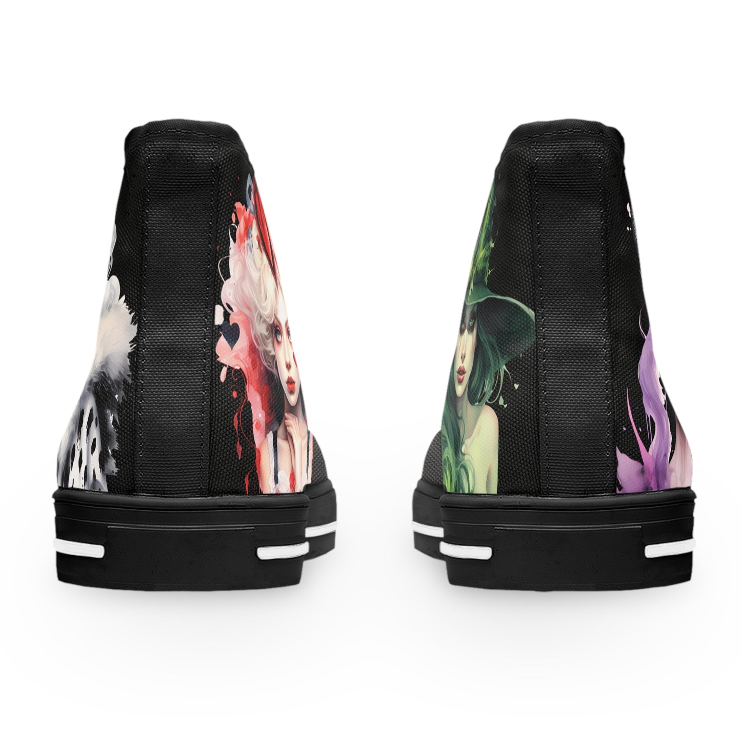 Villains High Top Sneakers - Unique Women Footwear