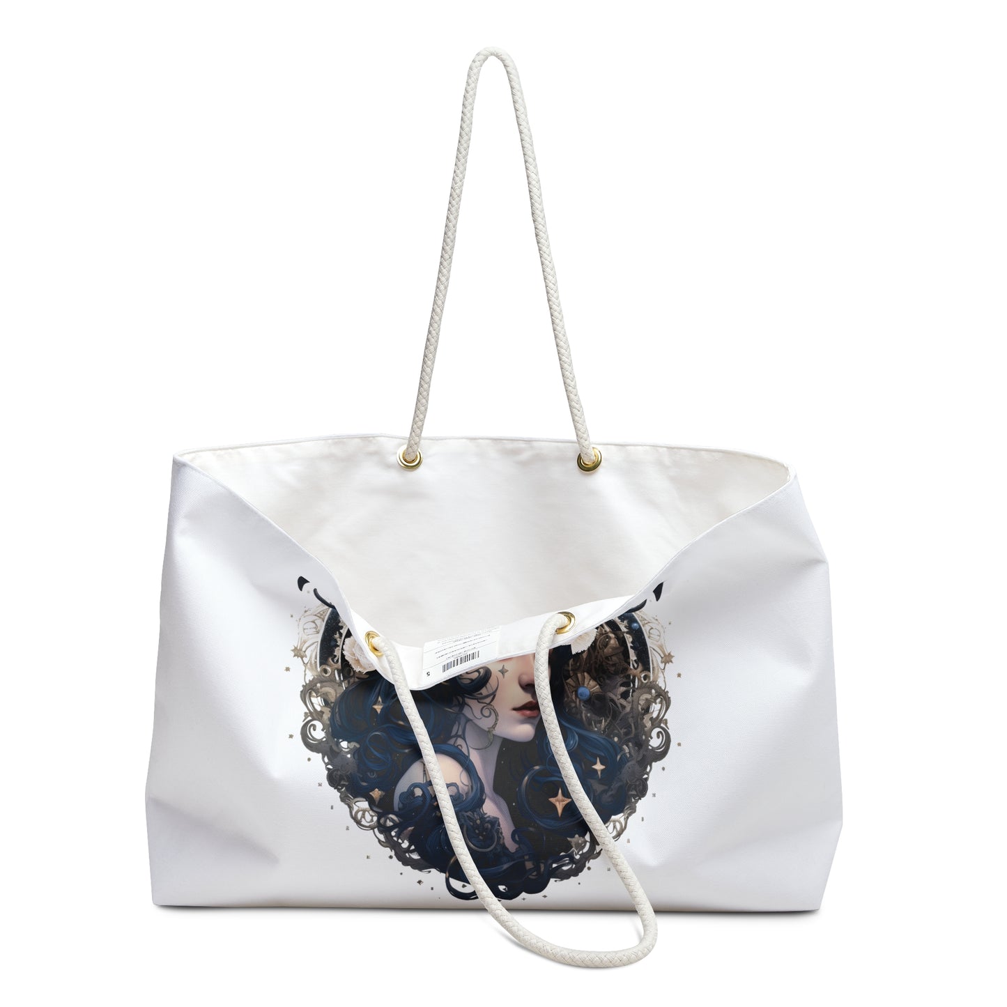 Mystical Capricorn Goddess Weekender Bag - Stylish Tote for Travel & Beach Adventures