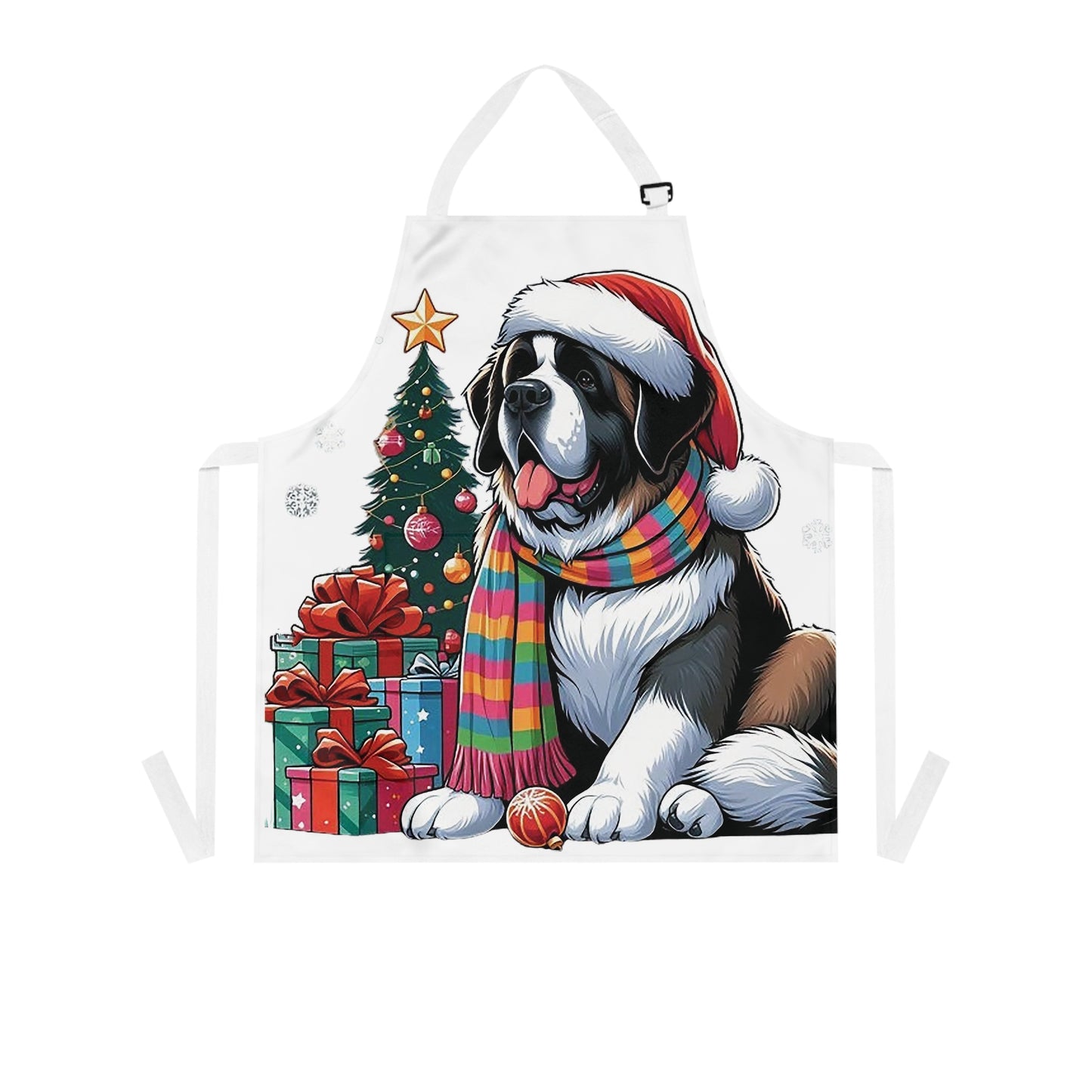 St. Bernard Santa Apron