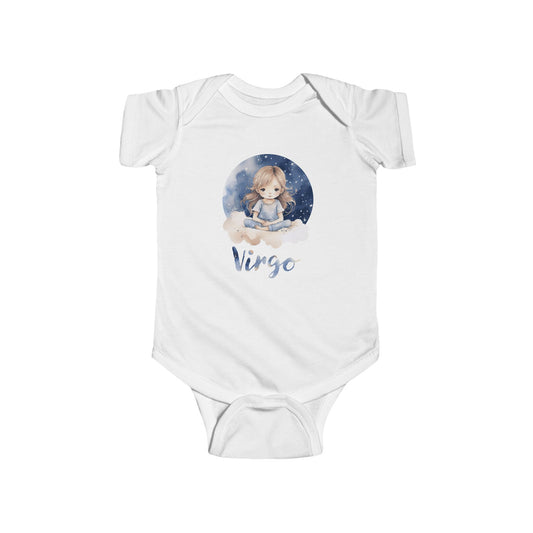 Cute Virgo Infant Bodysuit - Astrology Baby Onesie for NB to 24M