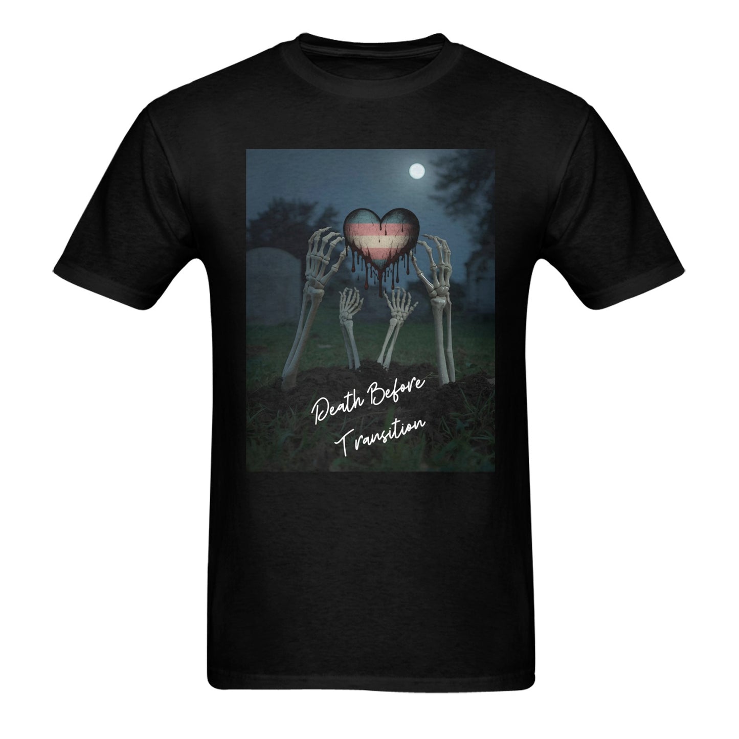 "Death Before Transition" Men's - Heavy Cotton T-Shirt